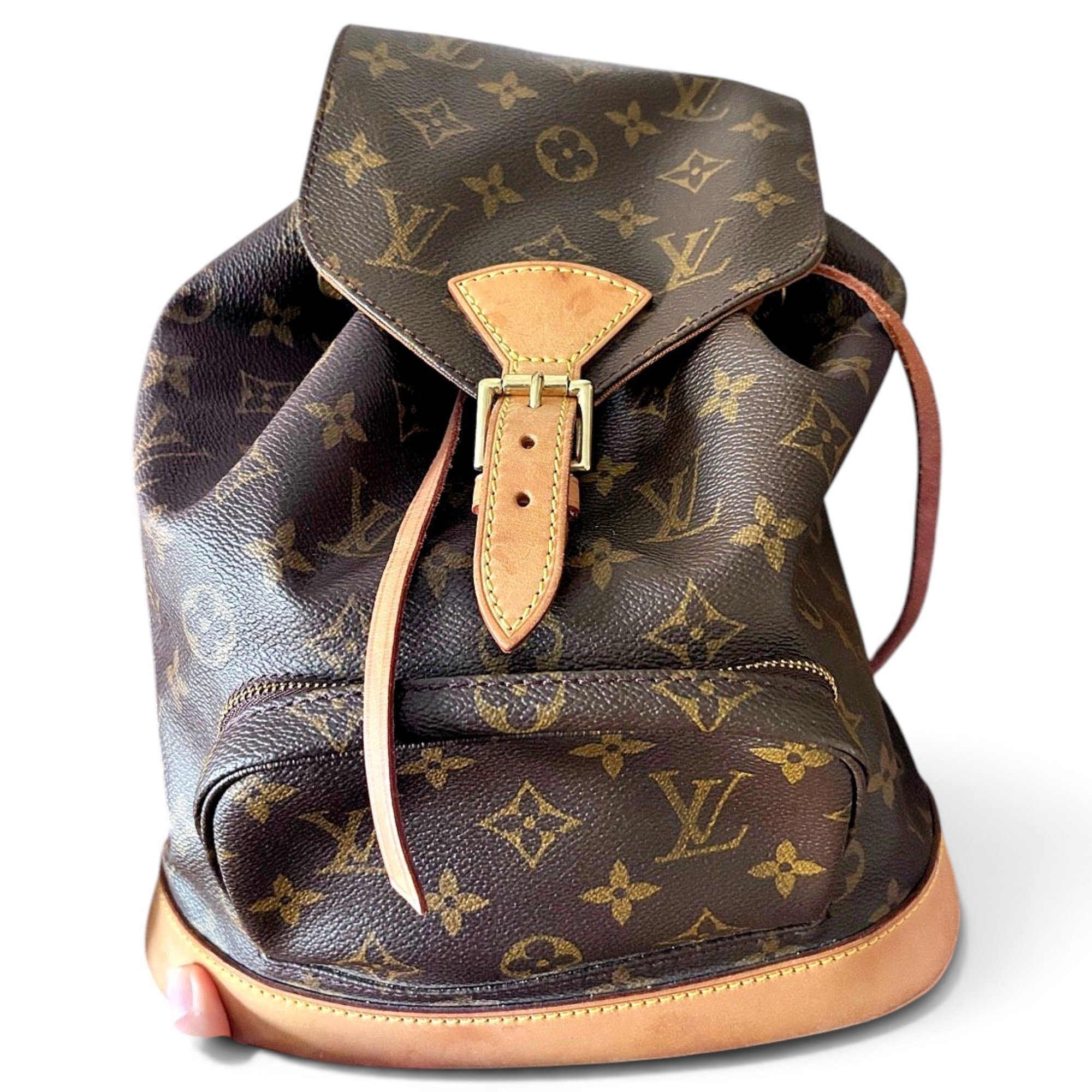 Louis Vuitton Montsouris Vintage leather backpack