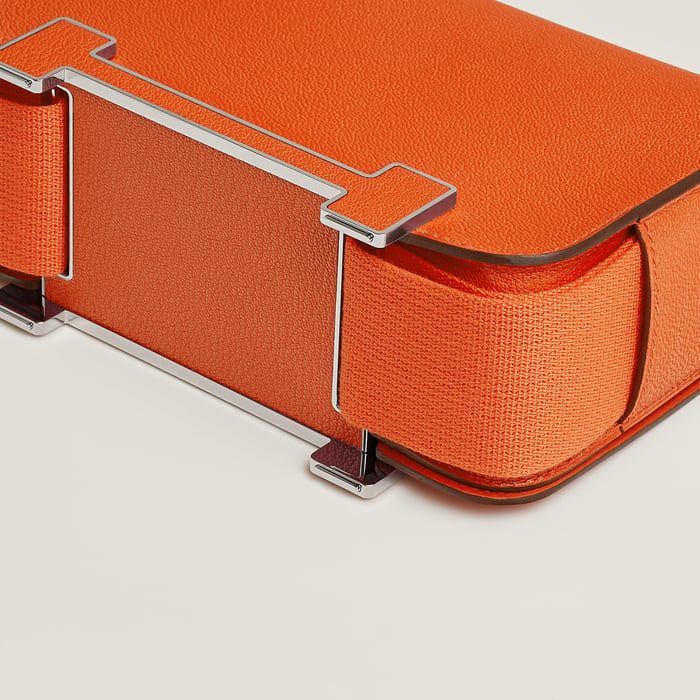 Orange Minium Hermès Geta Bag