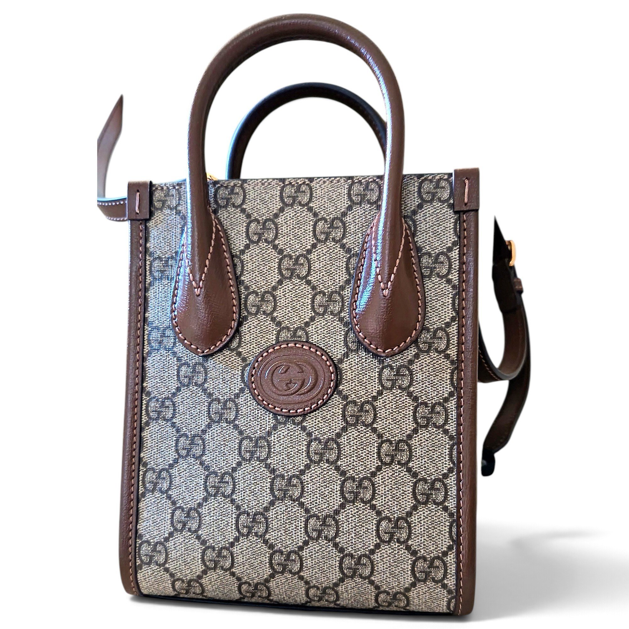 Leather crossbody bag