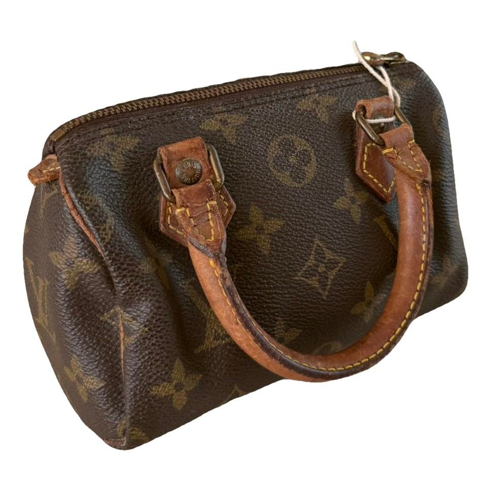 Nano Speedy / Mini HL leather handbag