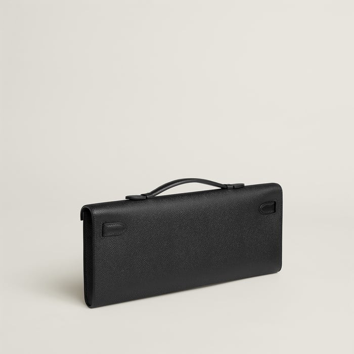 Noir Kelly Cut Clutch
