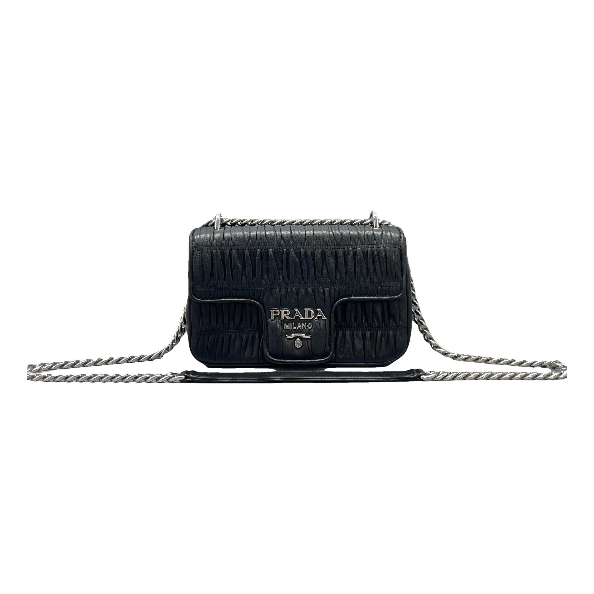 Diagramme leather handbag