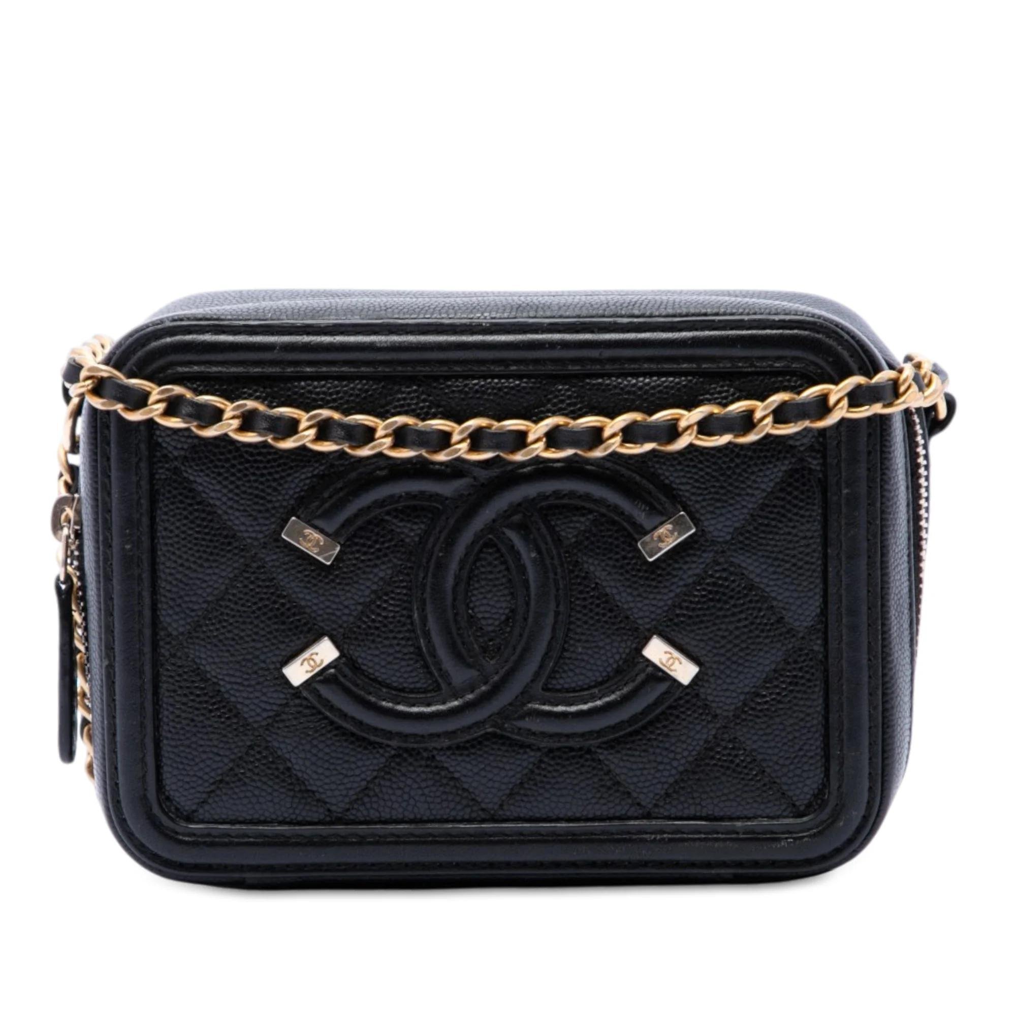 CC Filigree leather handbag