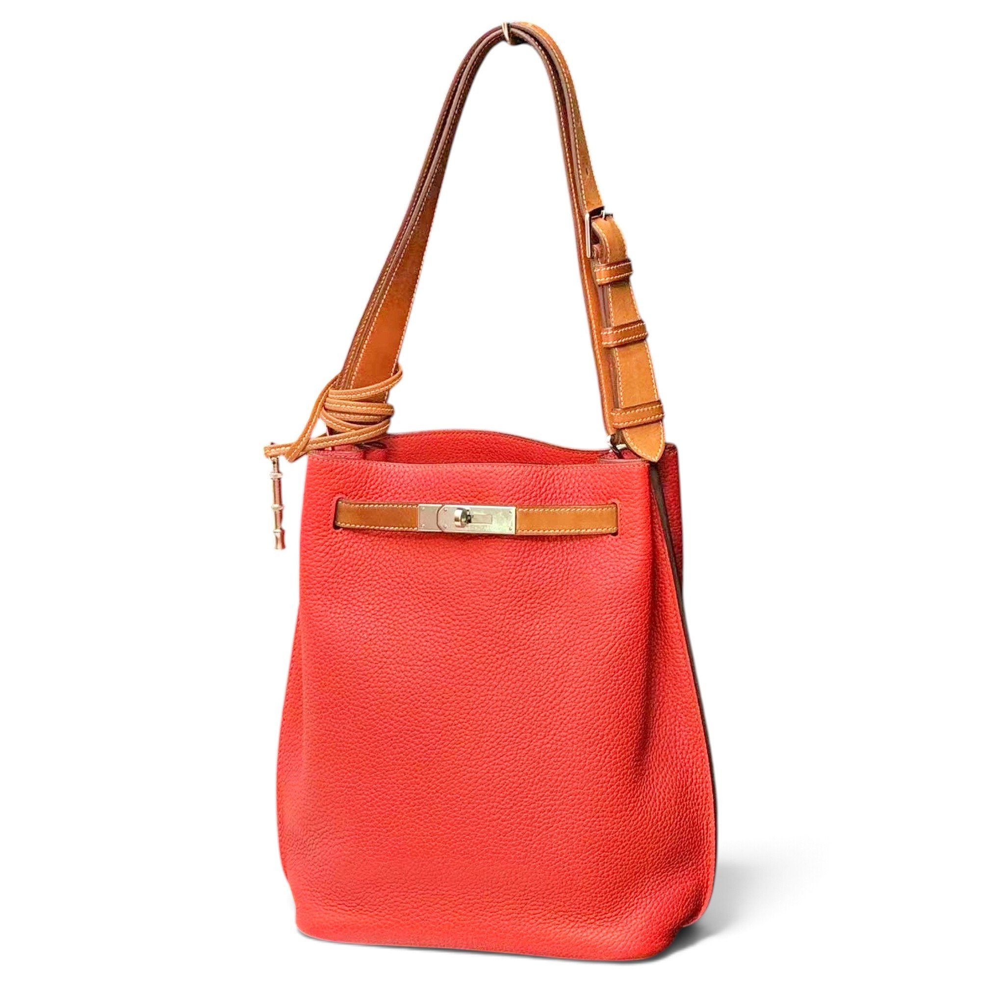 So Kelly leather handbag