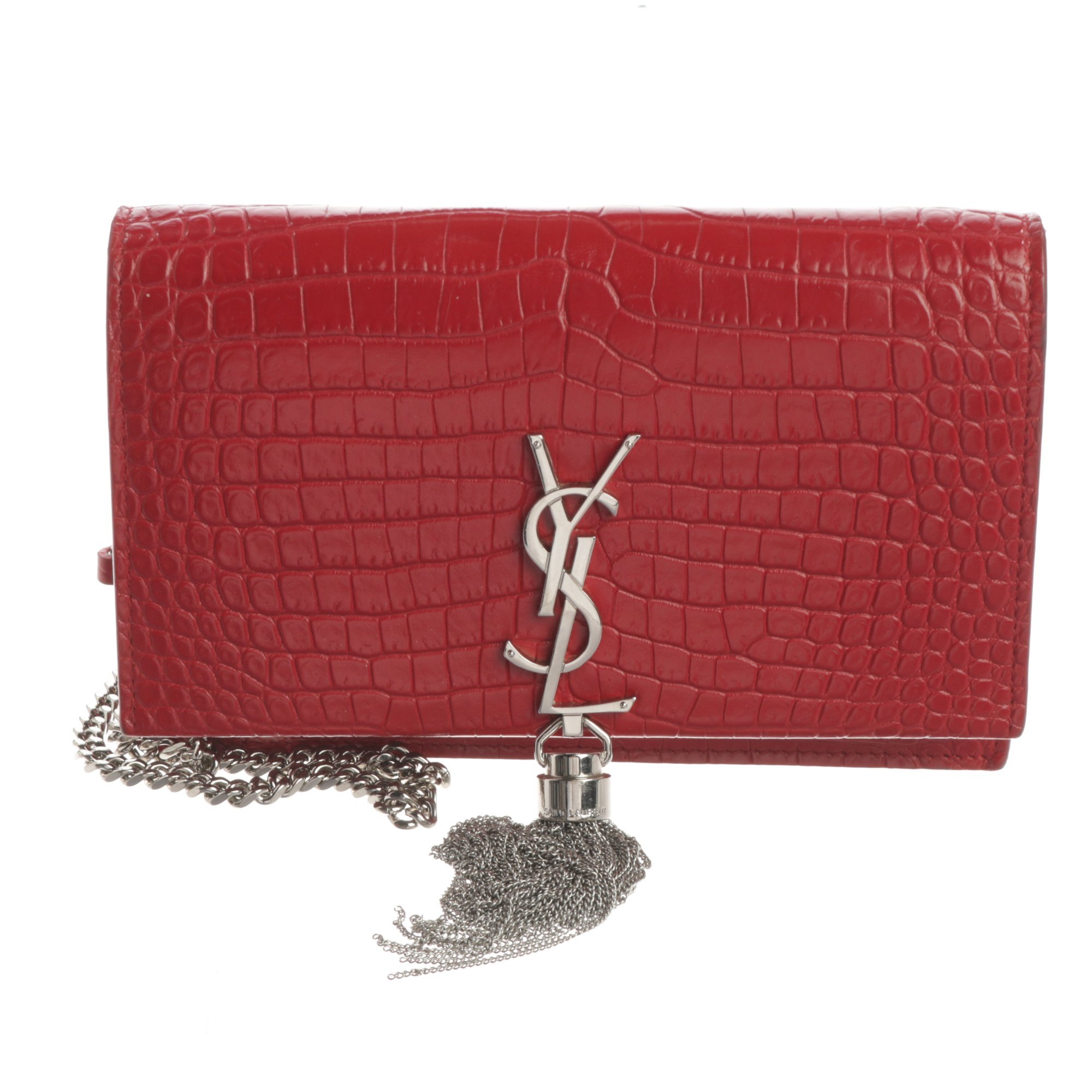 Saint Laurent Kate monogramme leather bag