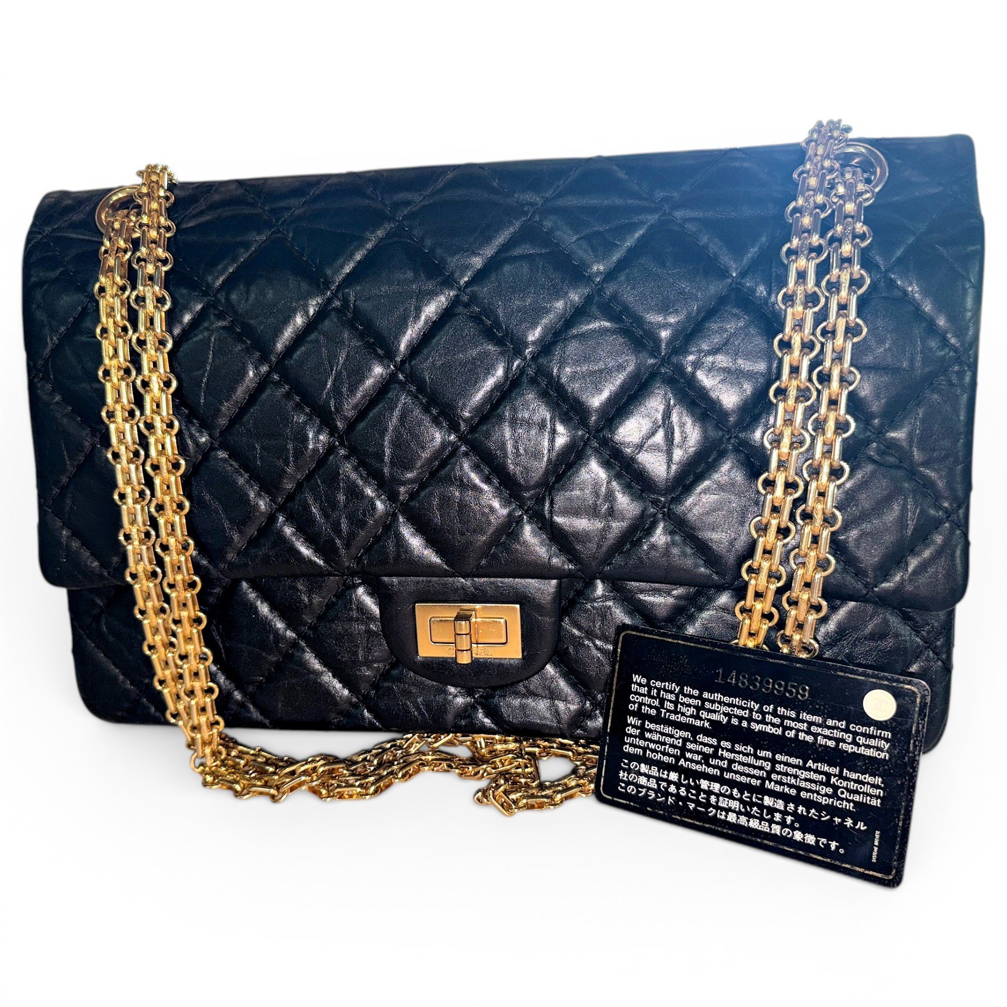2.55 leather handbag
