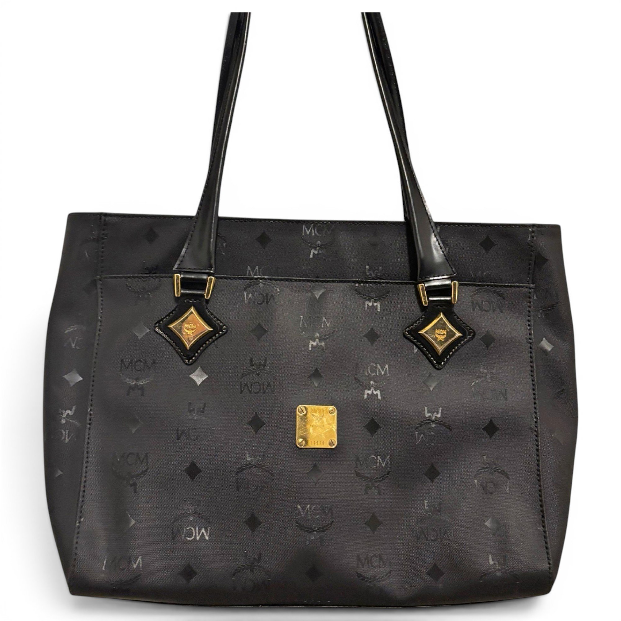 Leather tote