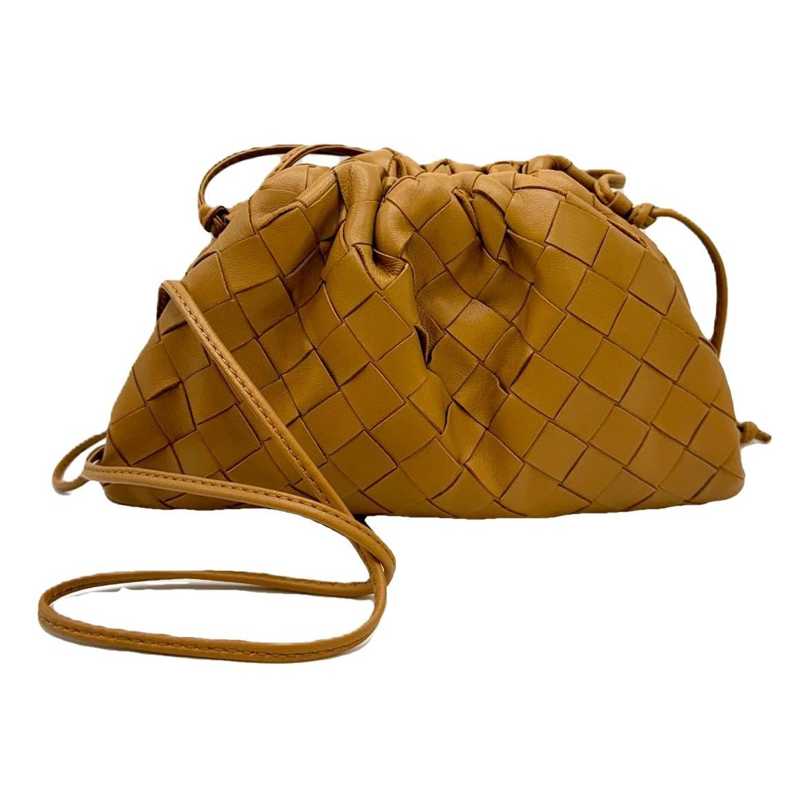 Pouch leather handbag