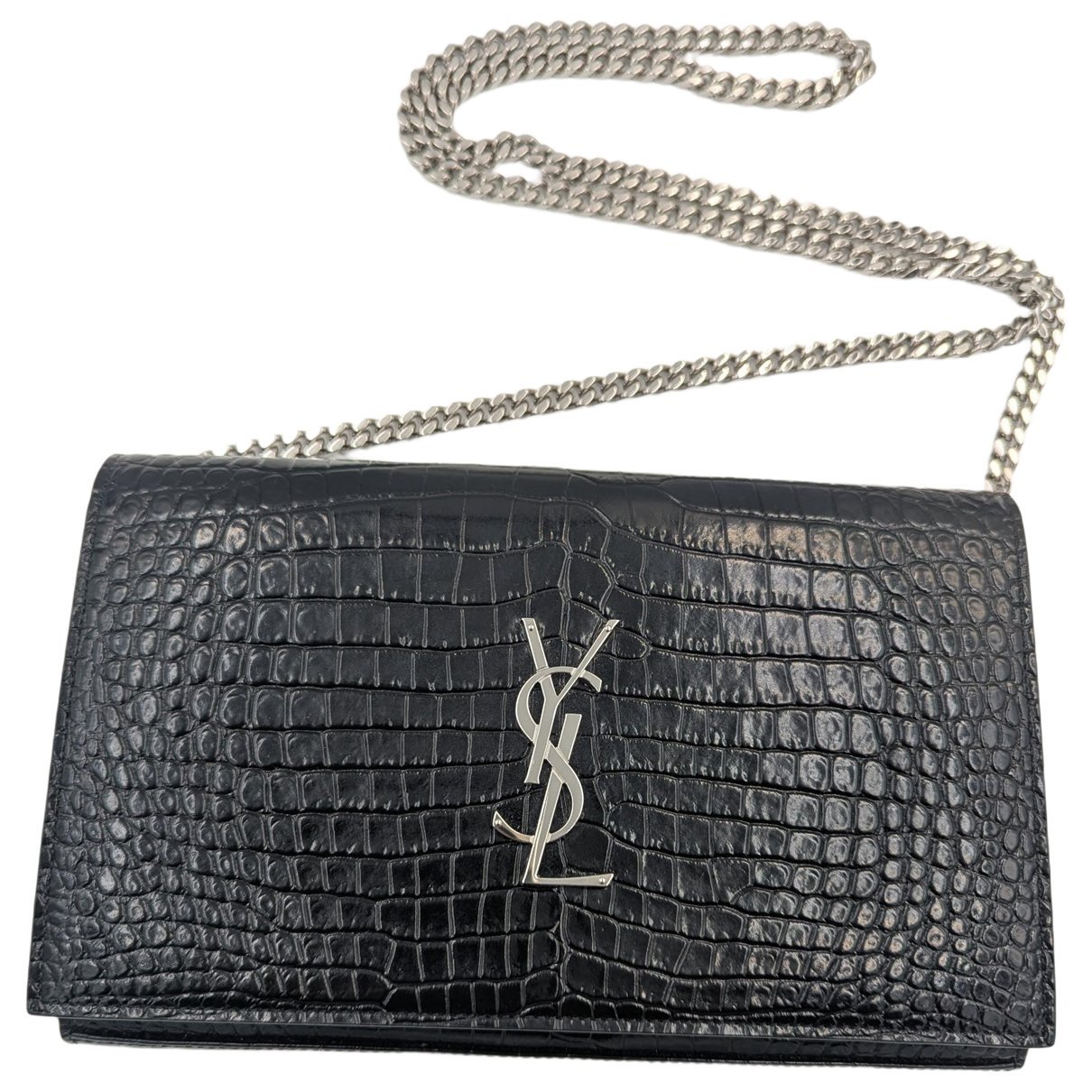 Cassandre leather clutch bag