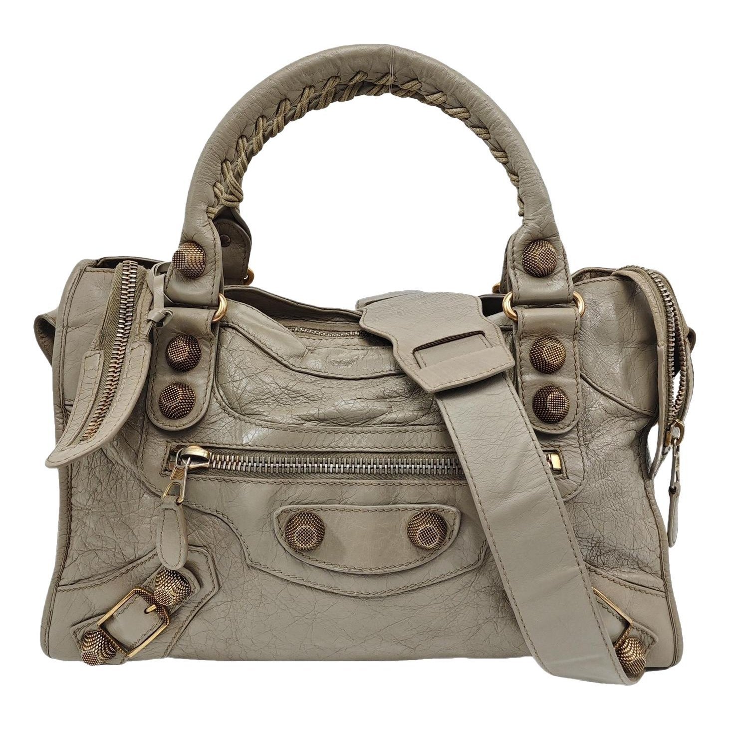 Leather handbag