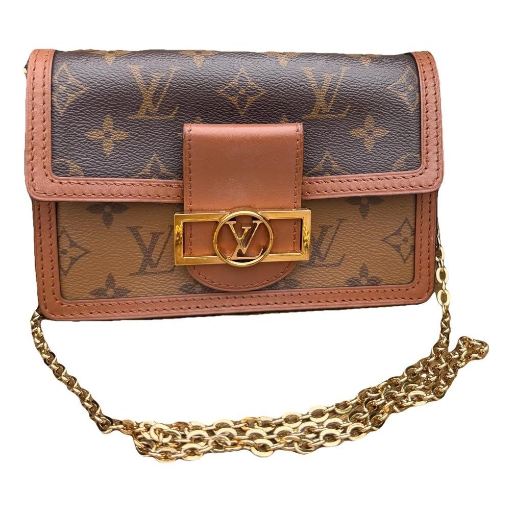 Dauphine leather handbag