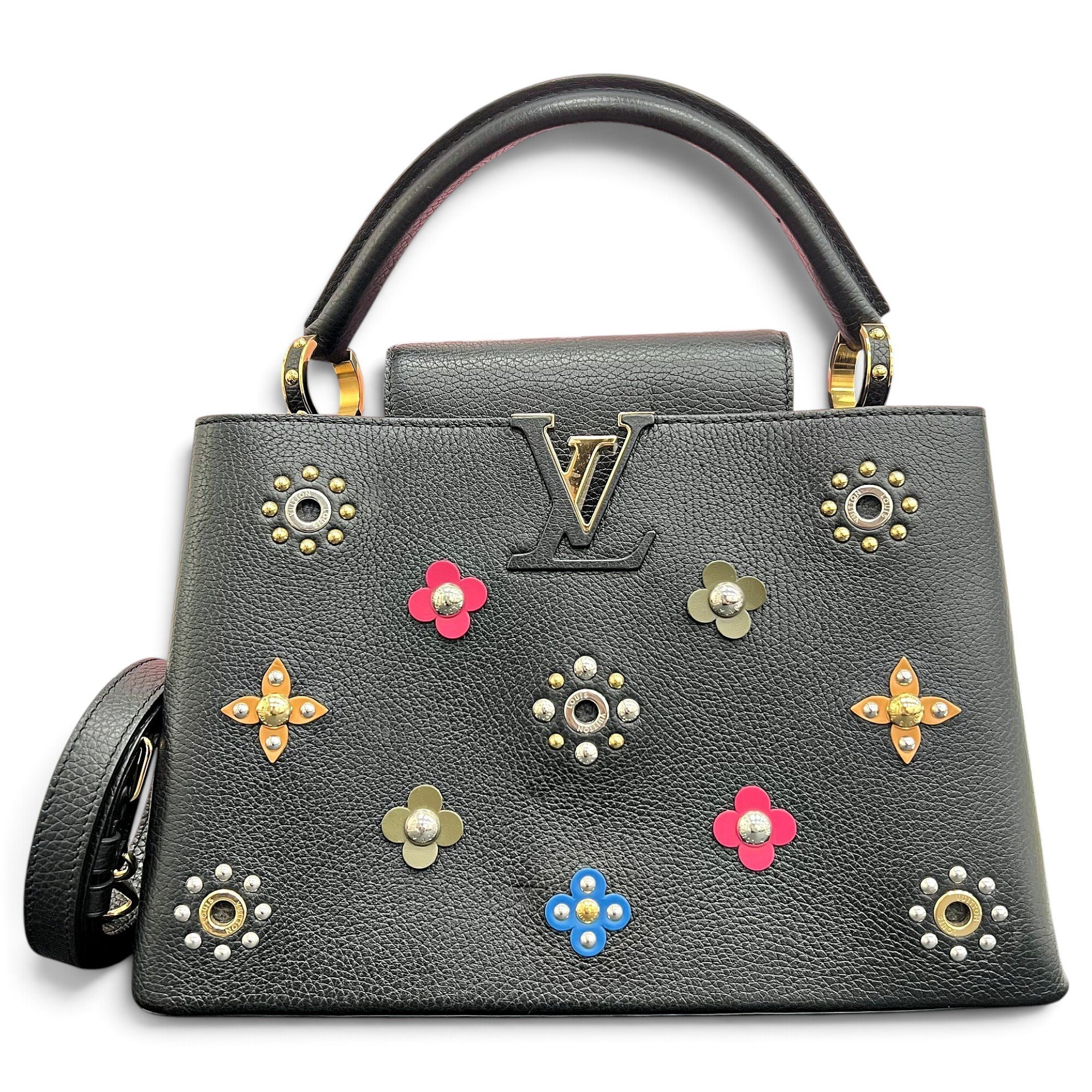 Capucines leather handbag