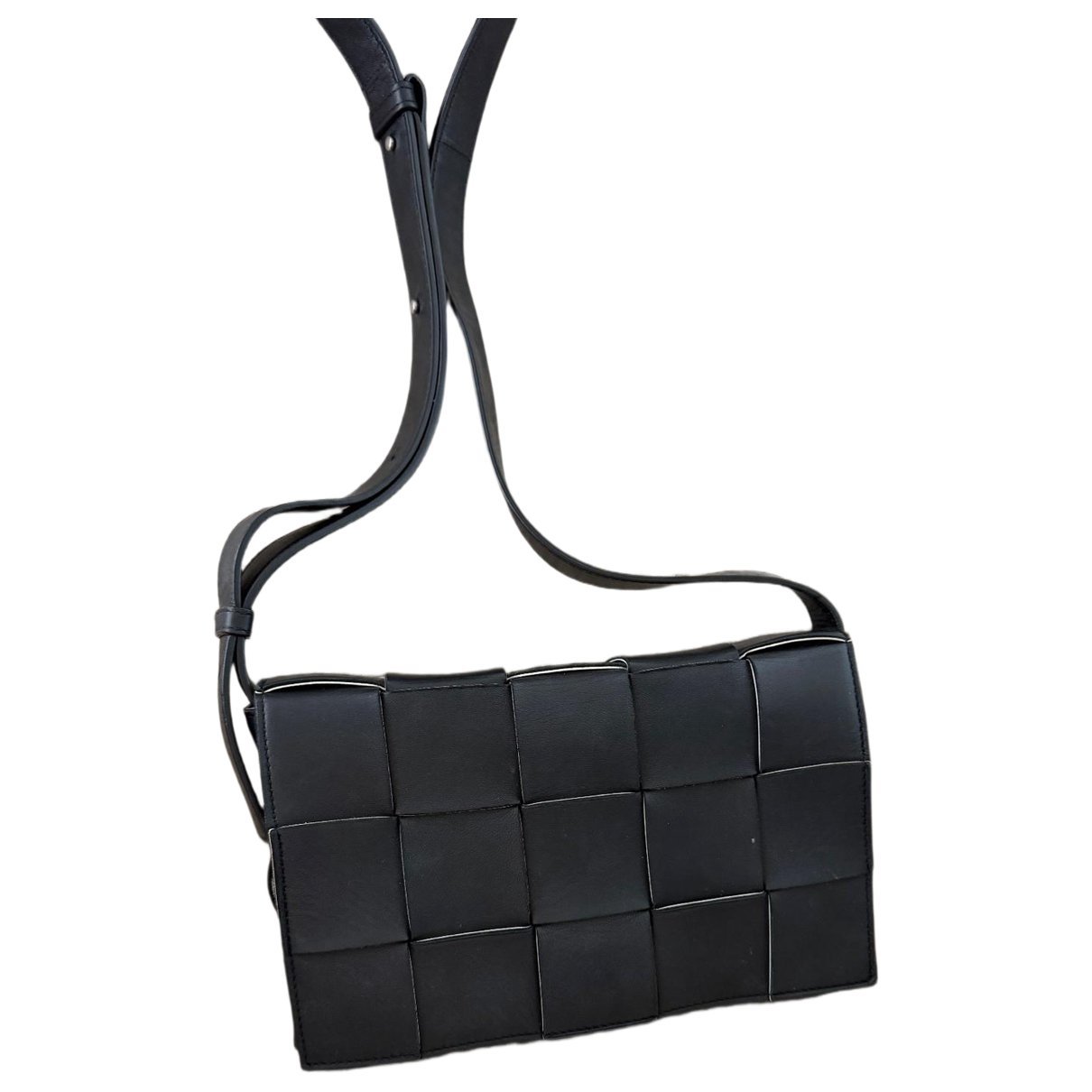 Cassette leather crossbody bag