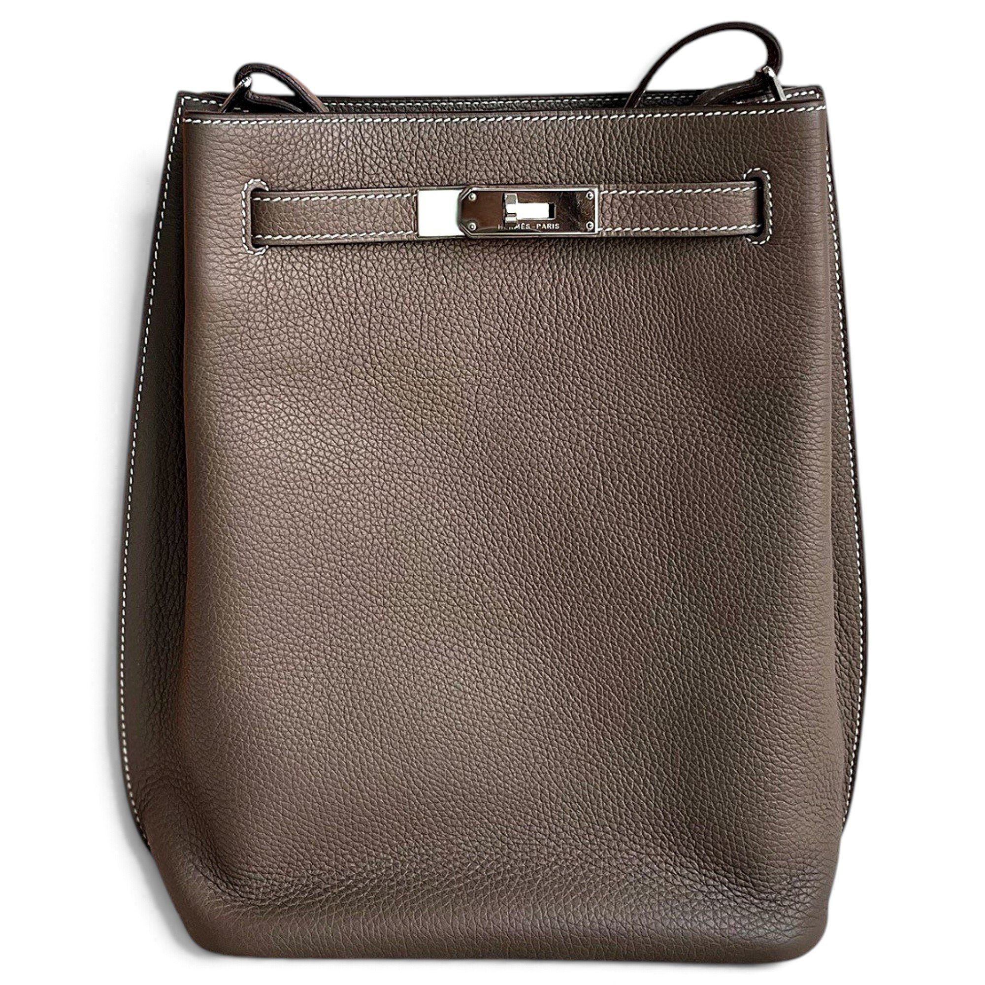 So Kelly leather handbag