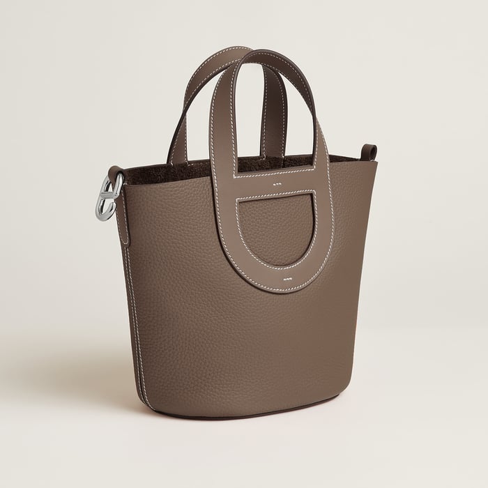 Étoupe Hermès In-the-loop 18 Bag