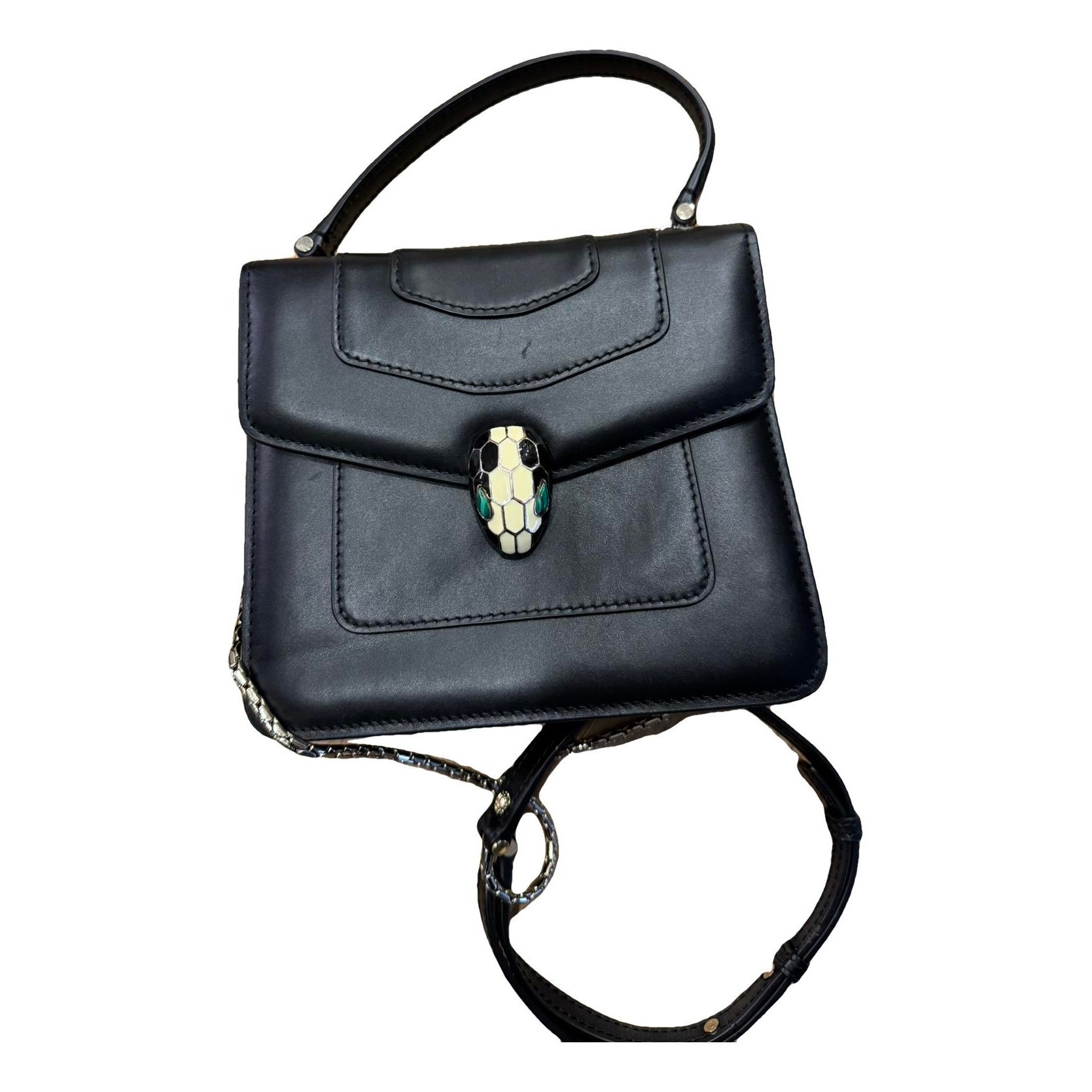 Serpenti leather crossbody bag