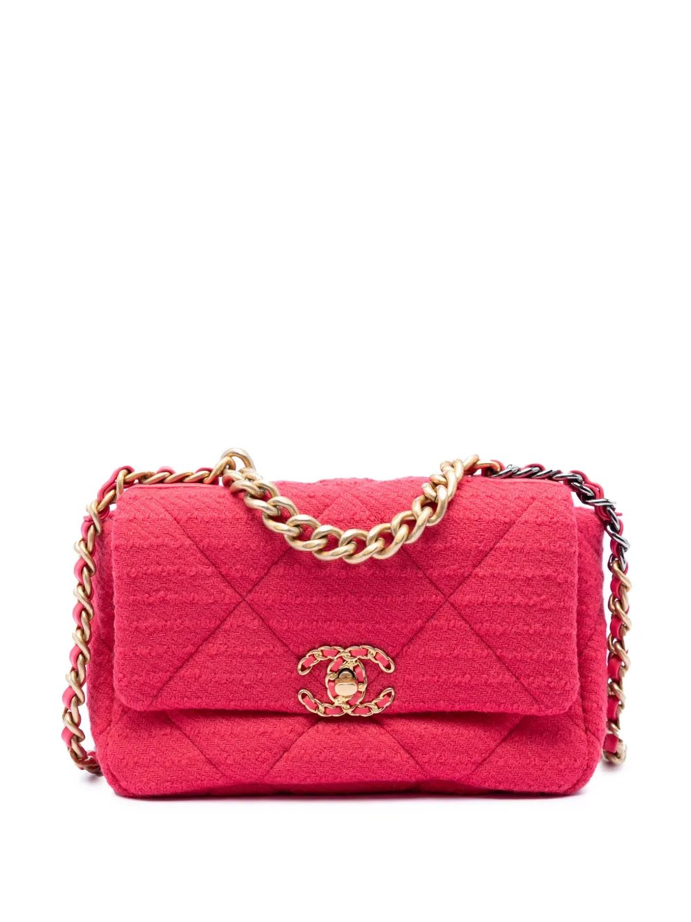 2020 Medium Tweed 19 Flap satchel
