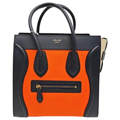 Luggage leather handbag