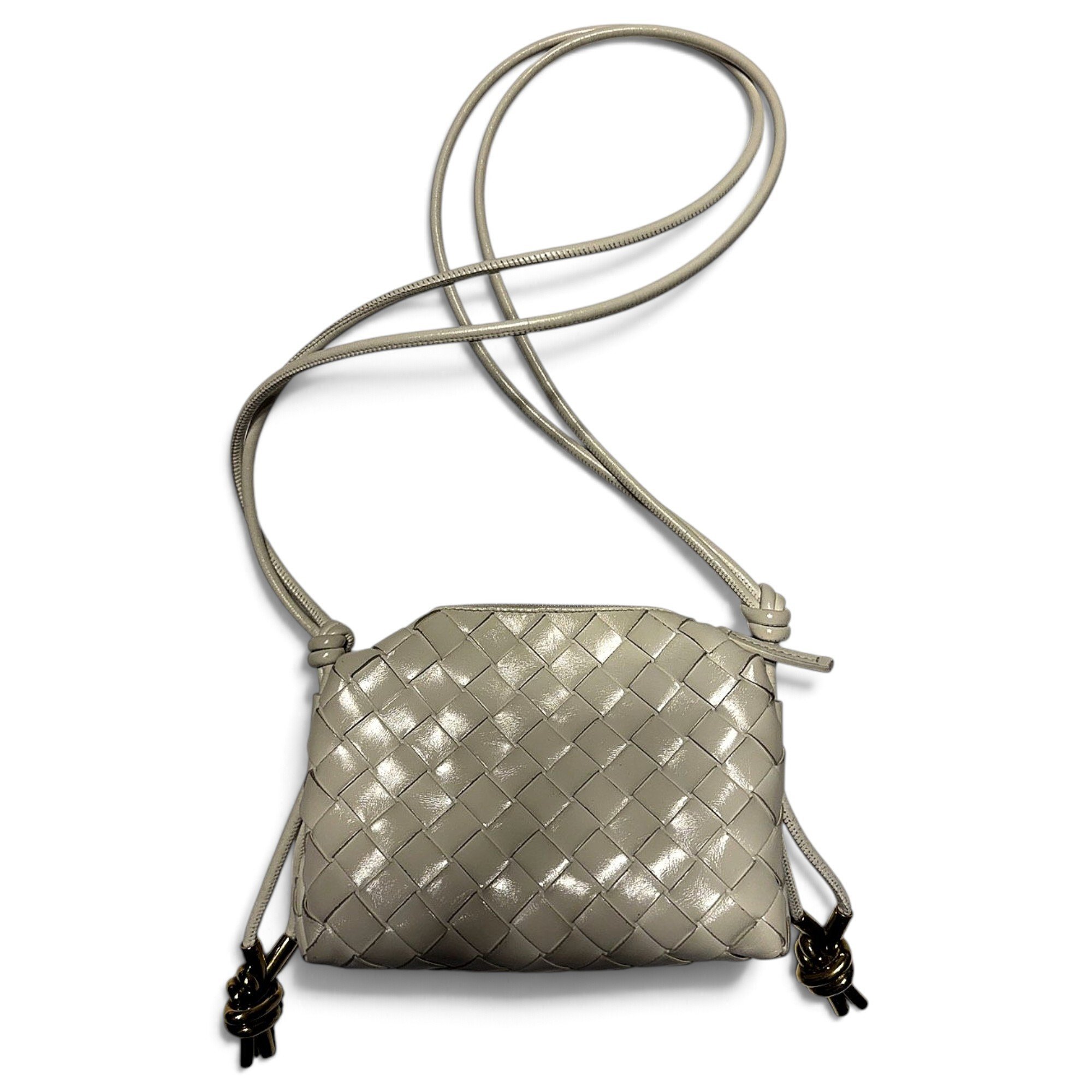 Loop leather crossbody bag