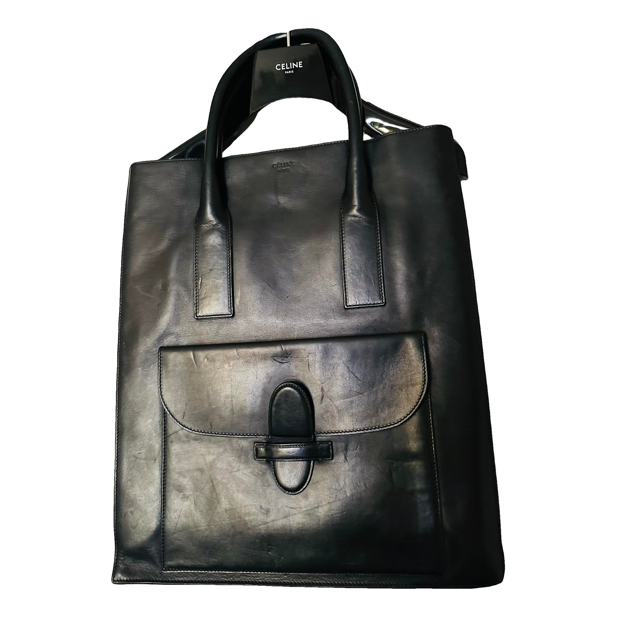 Leather tote