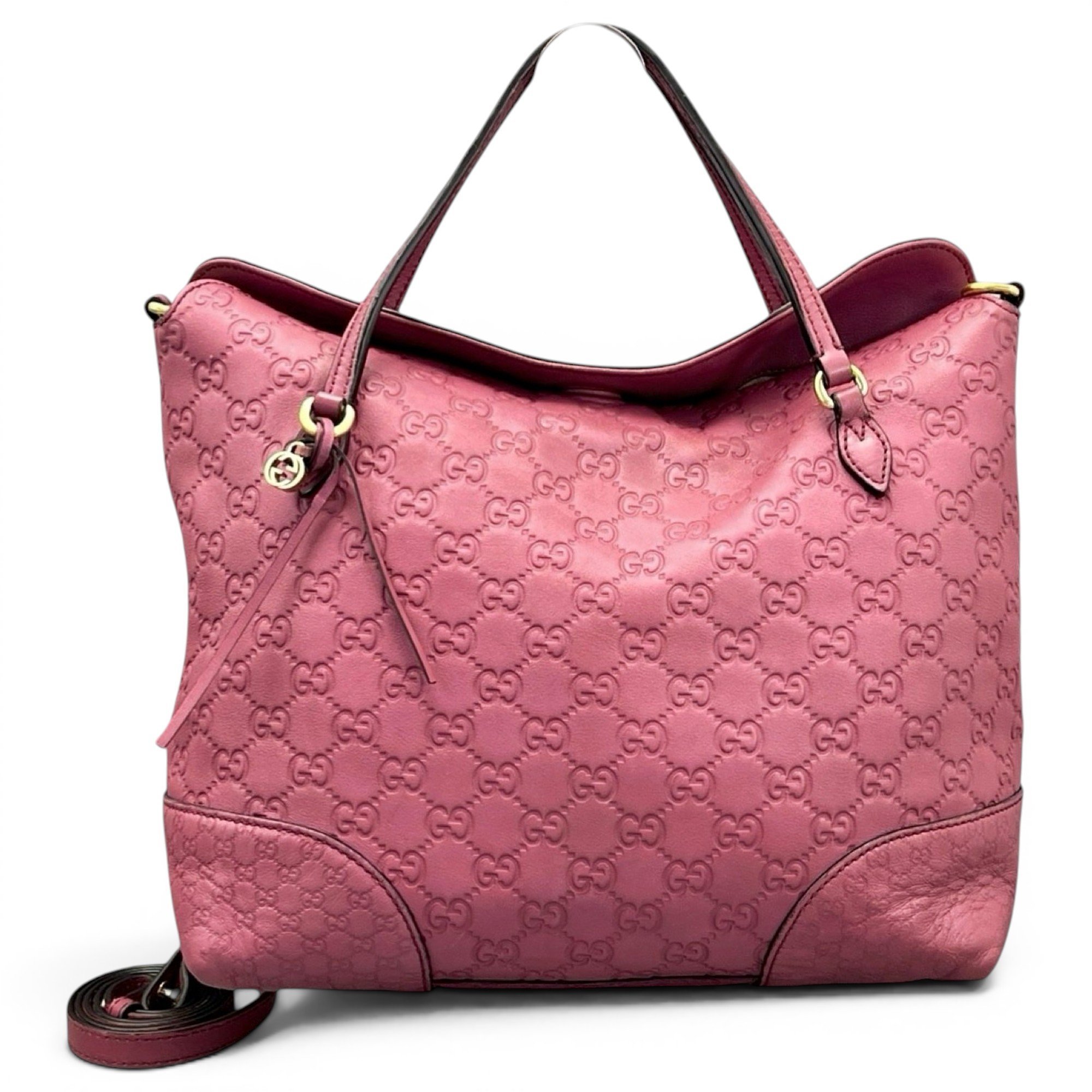 Leather tote