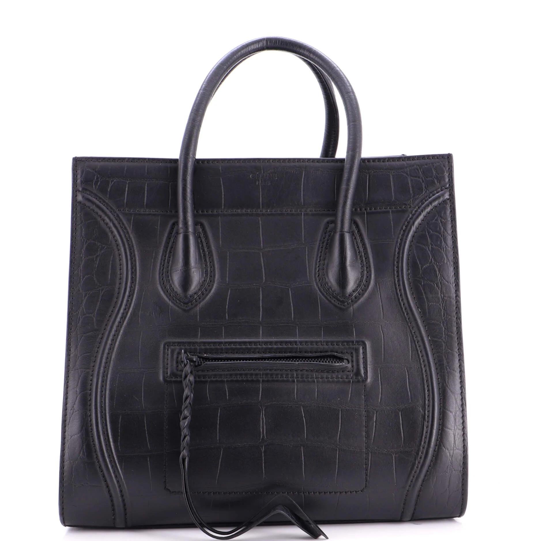 Leather tote