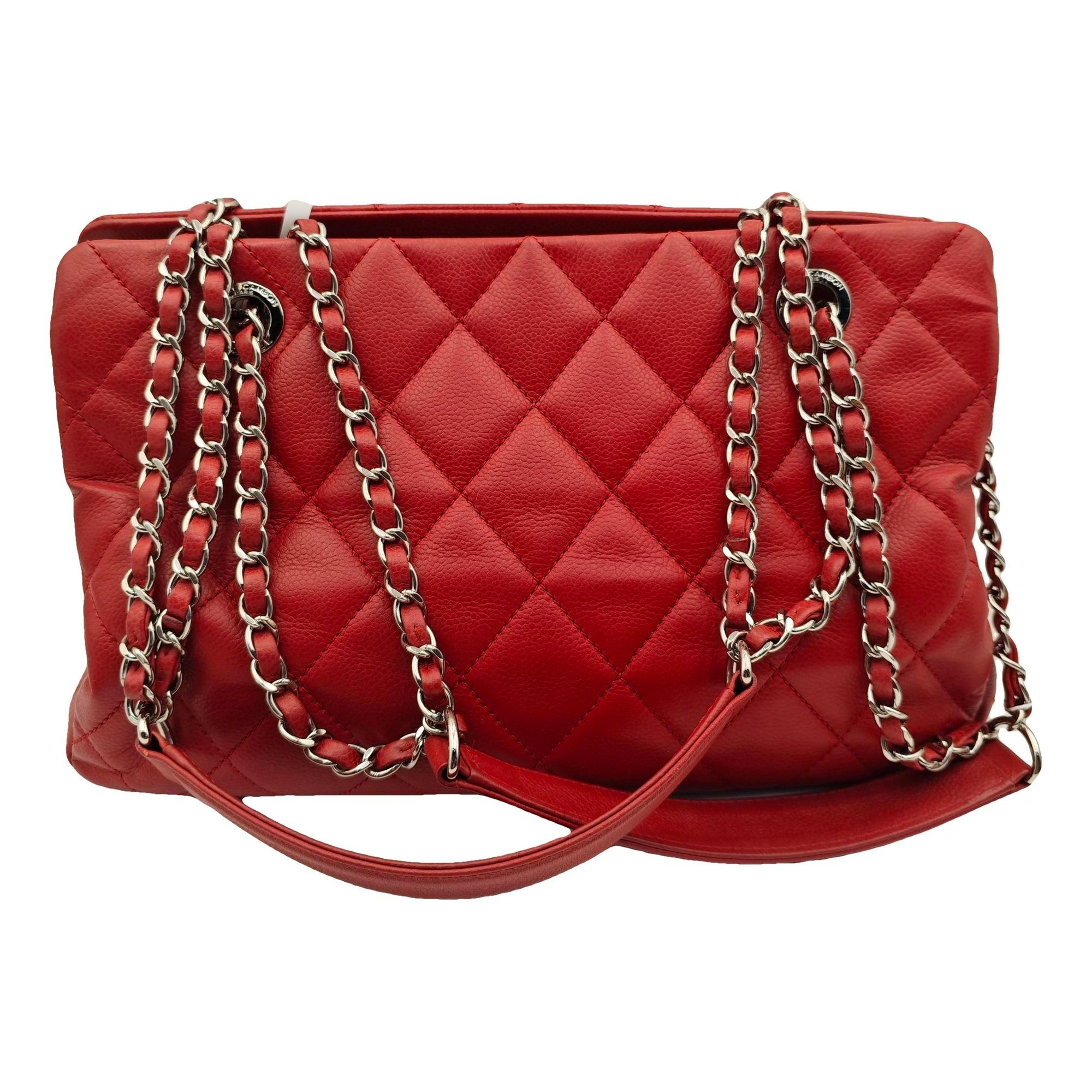 Grand shopping leather tote