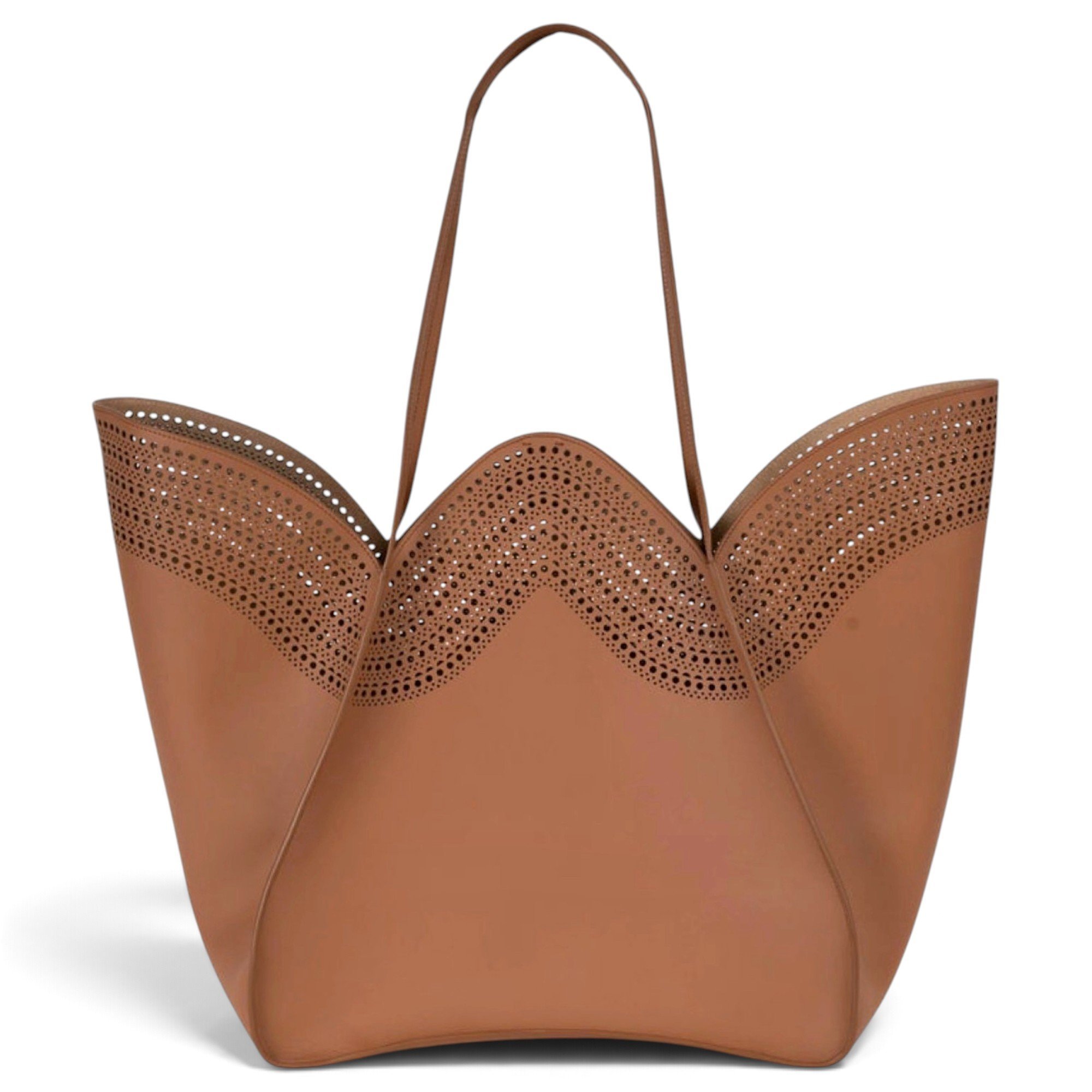 Leather tote