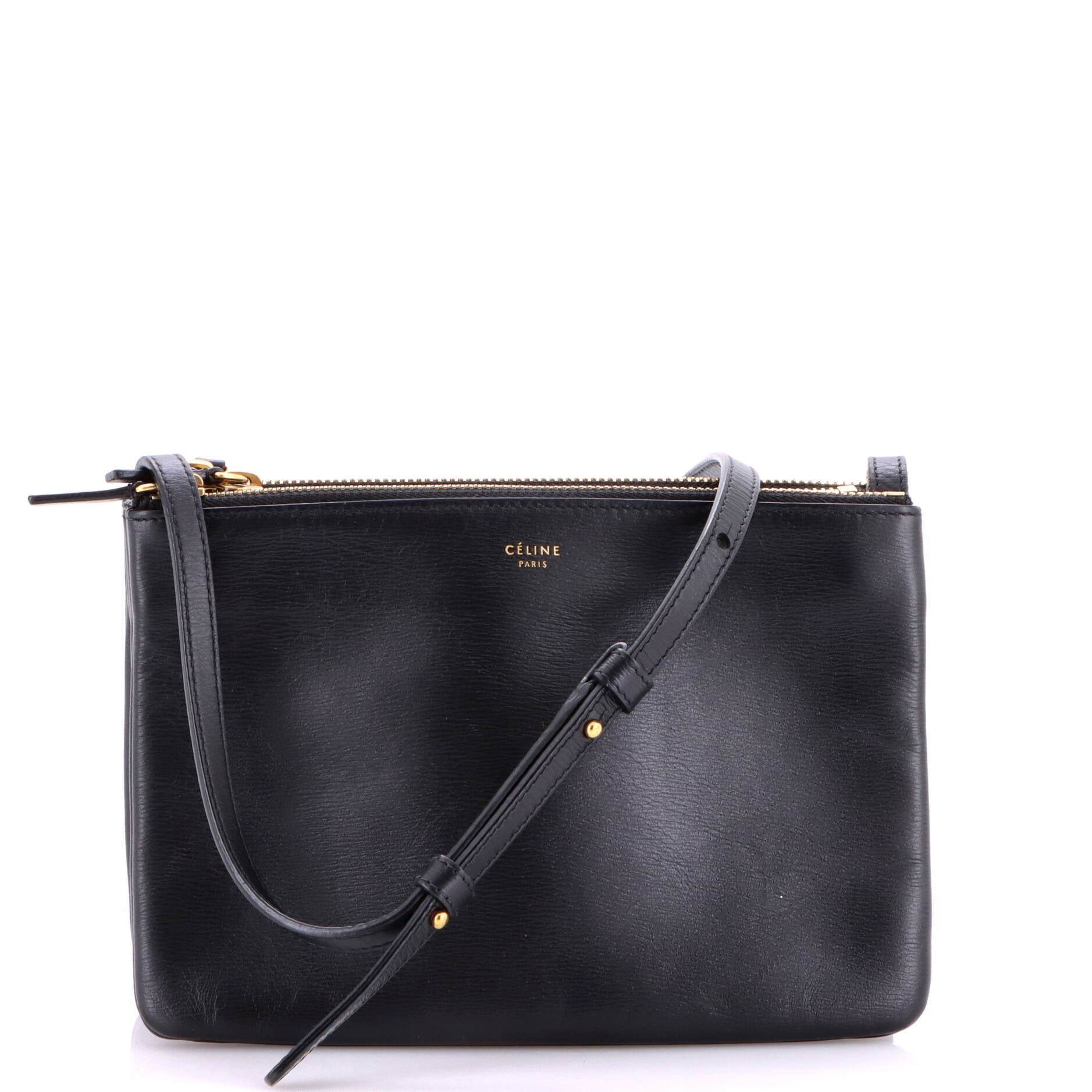 Trio Crossbody Bag Leather Small