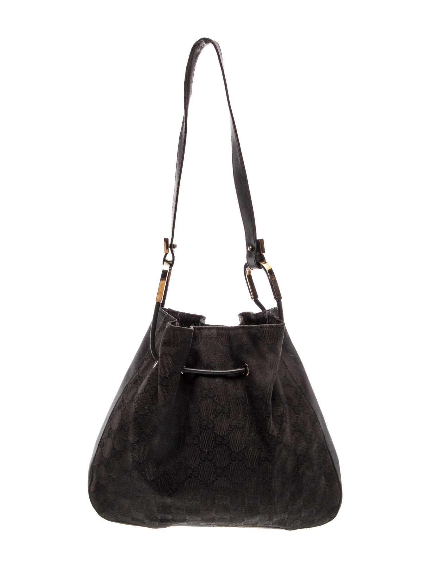 GG Canvas Shoulder Bag Small Vintage