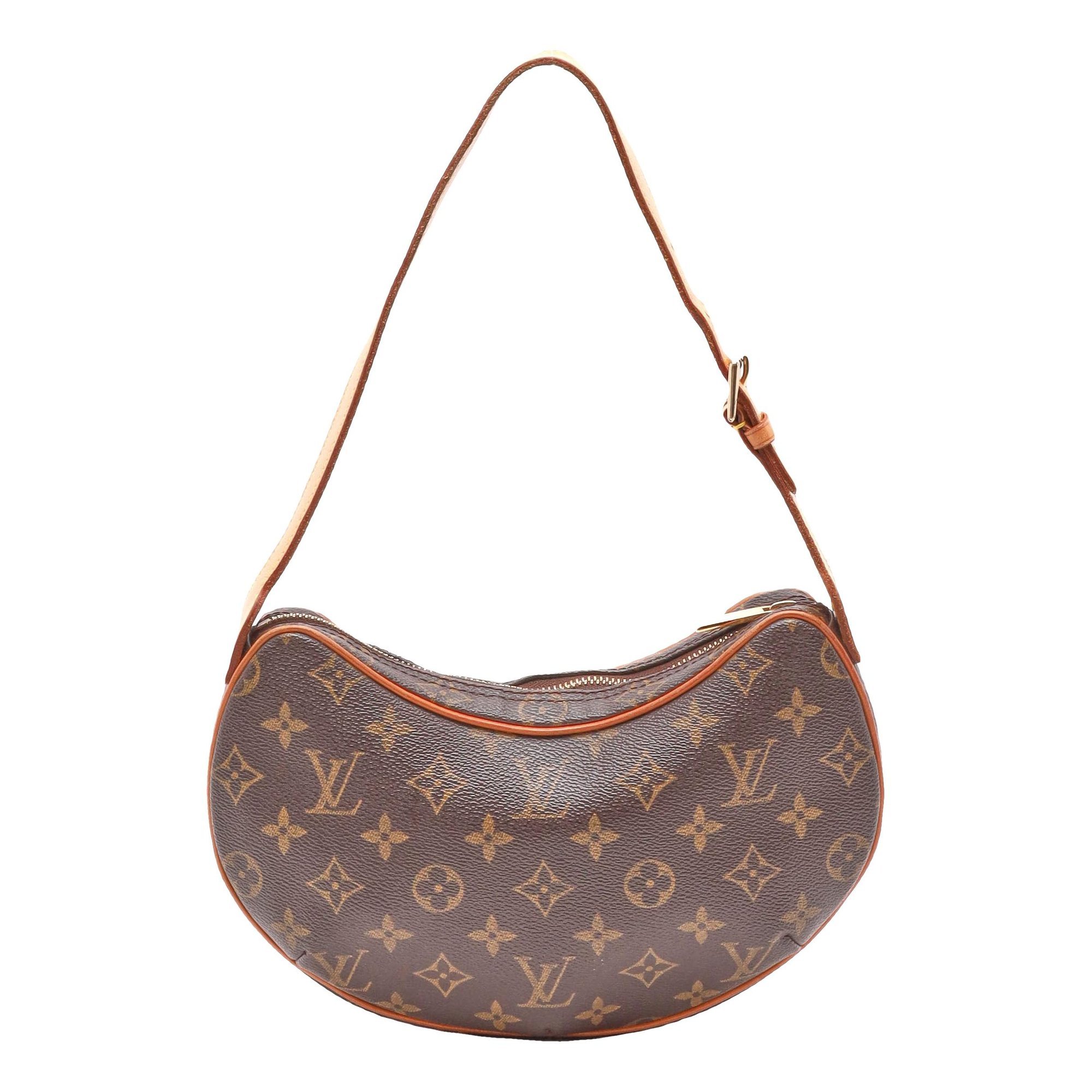 Croissant leather handbag