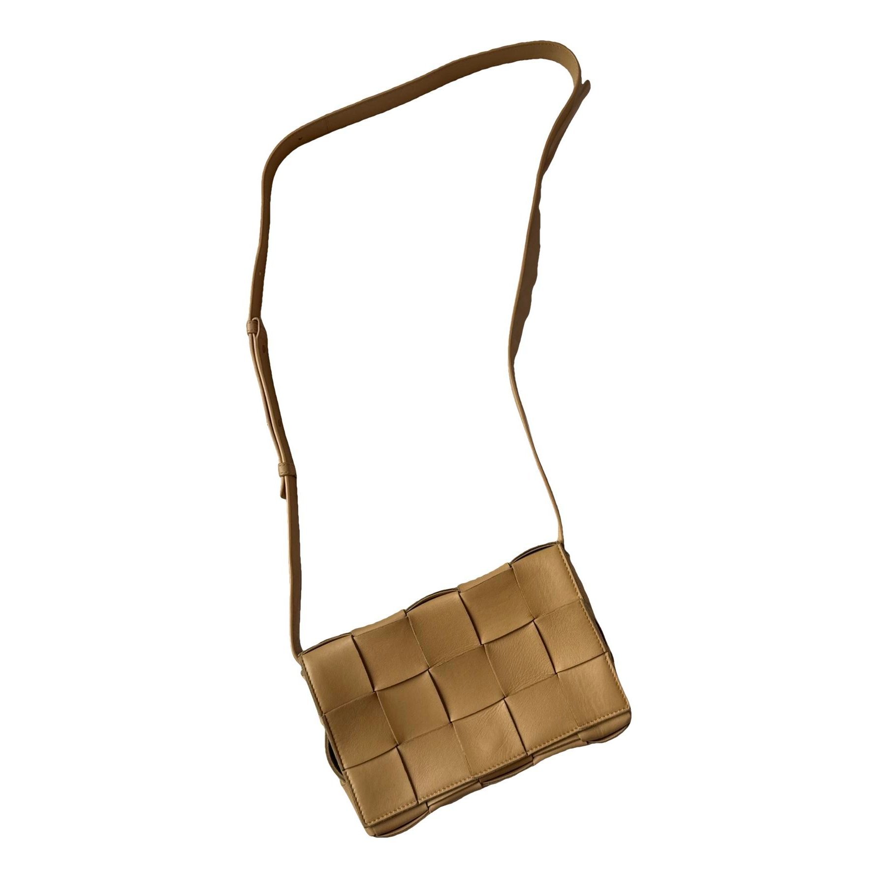 Cassette leather crossbody bag