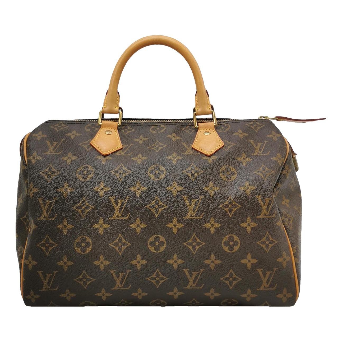 Speedy leather handbag