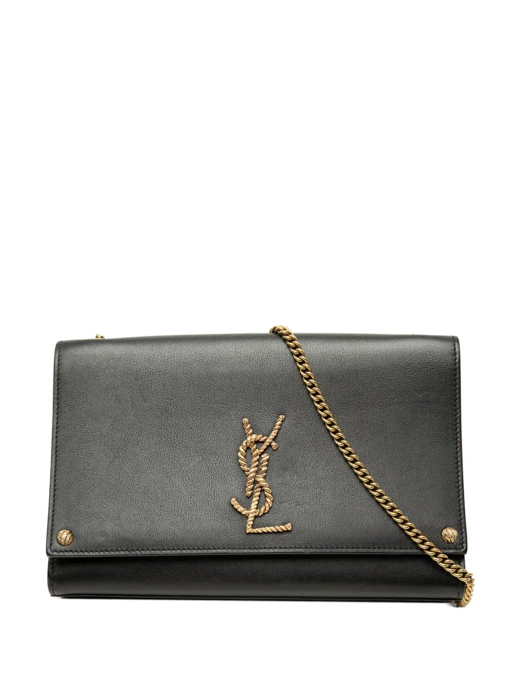 2016 Medium Smooth Calfskin Braided Monogram Kate crossbody bag