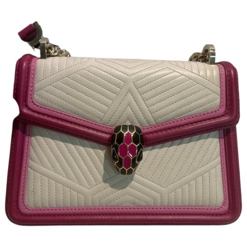 Serpenti leather handbag