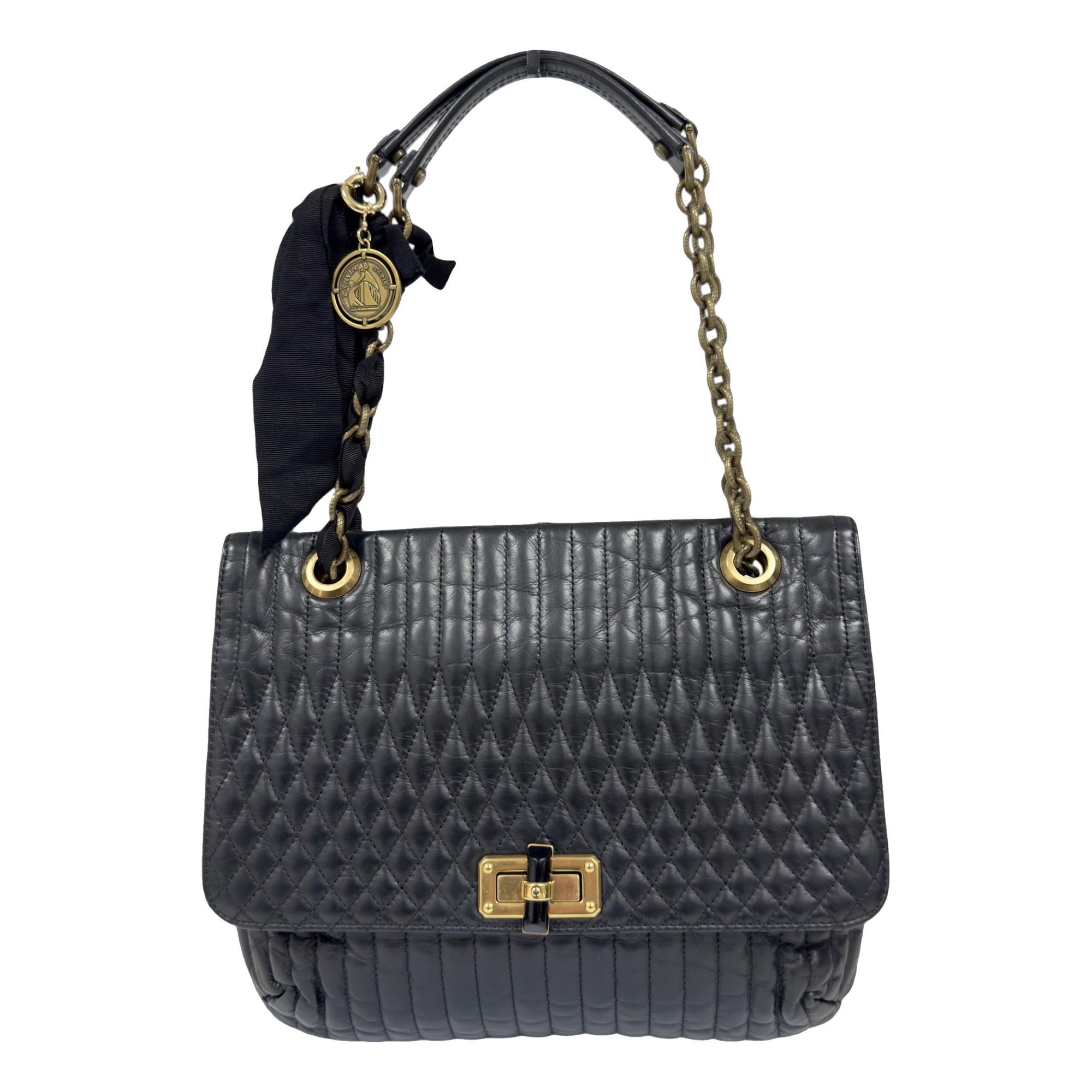 Happy leather handbag