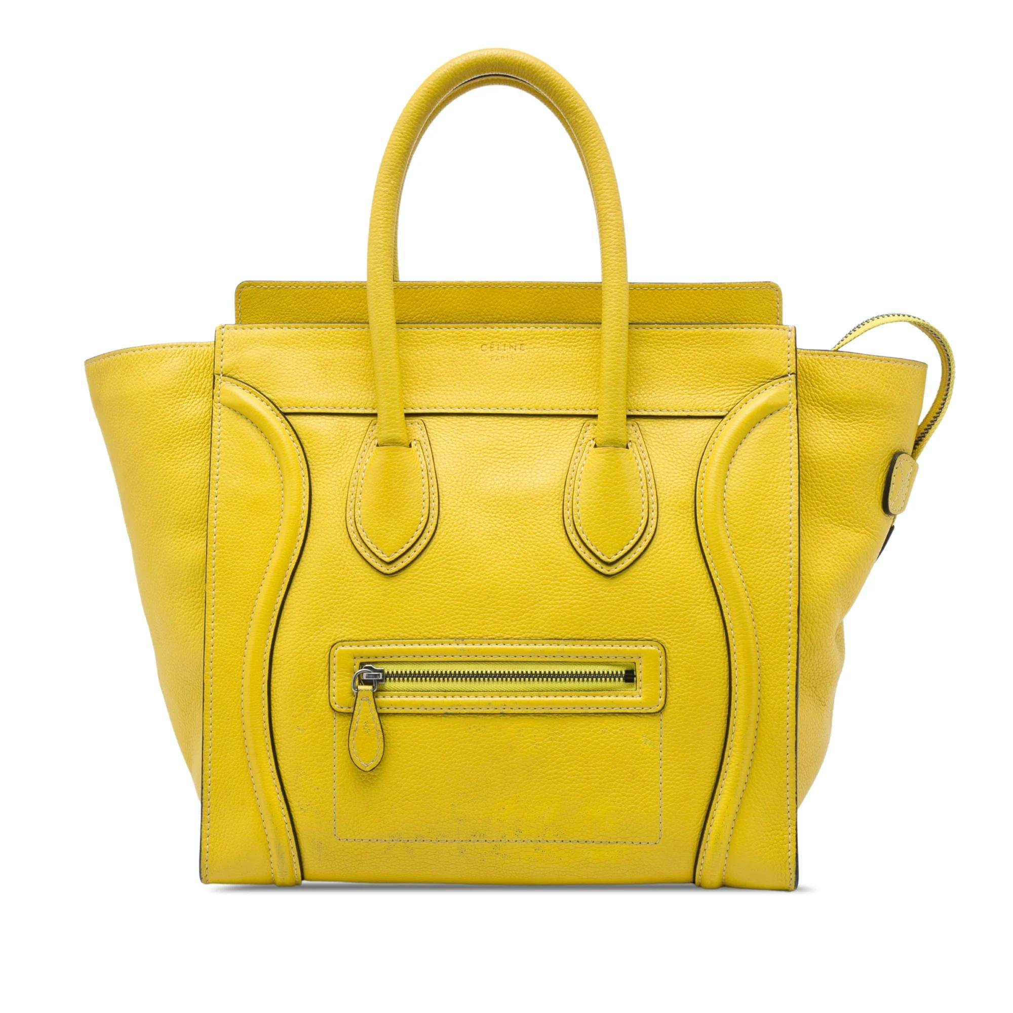 Luggage pony-style calfskin handbag