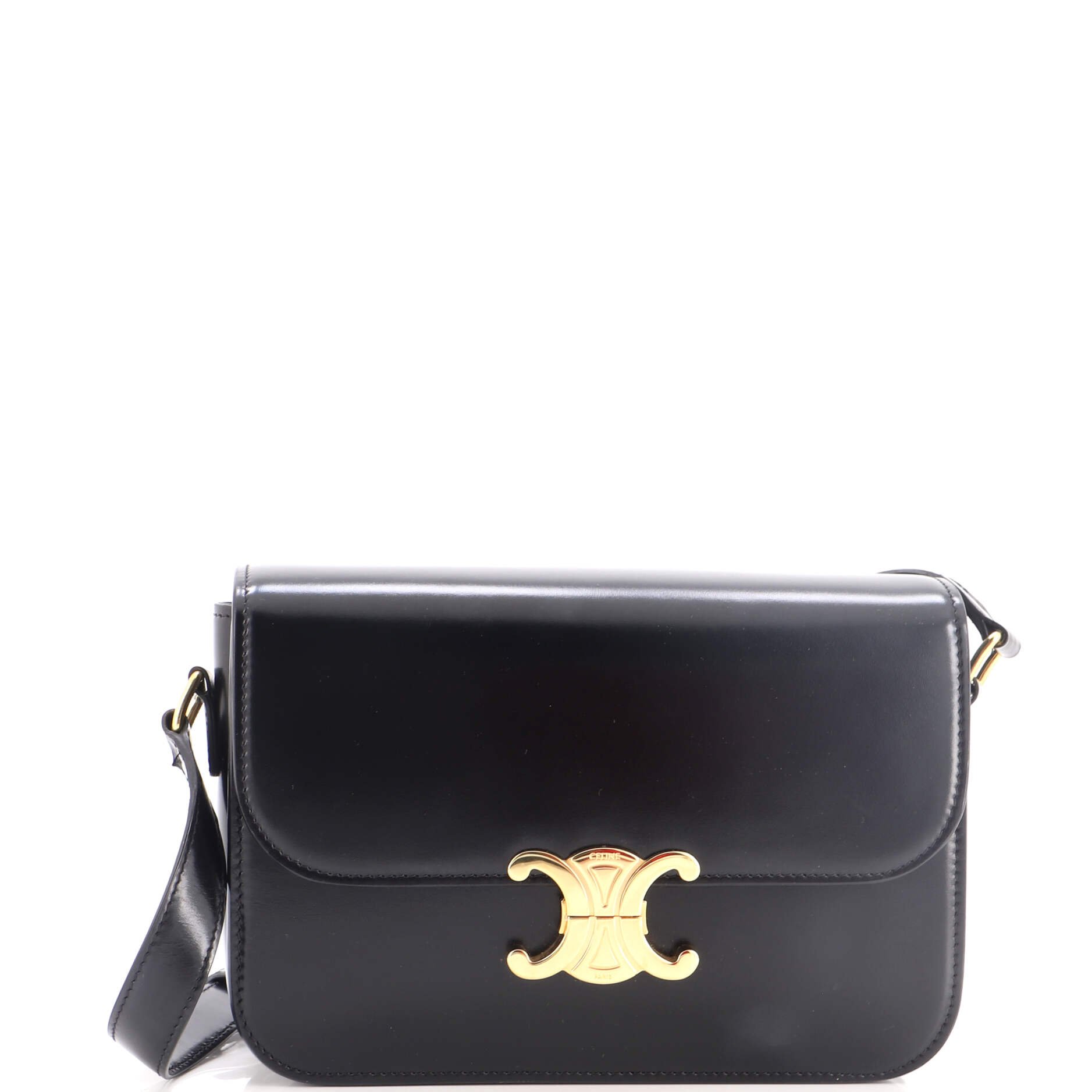 Triomphe Shoulder Bag Smooth Calfskin Medium