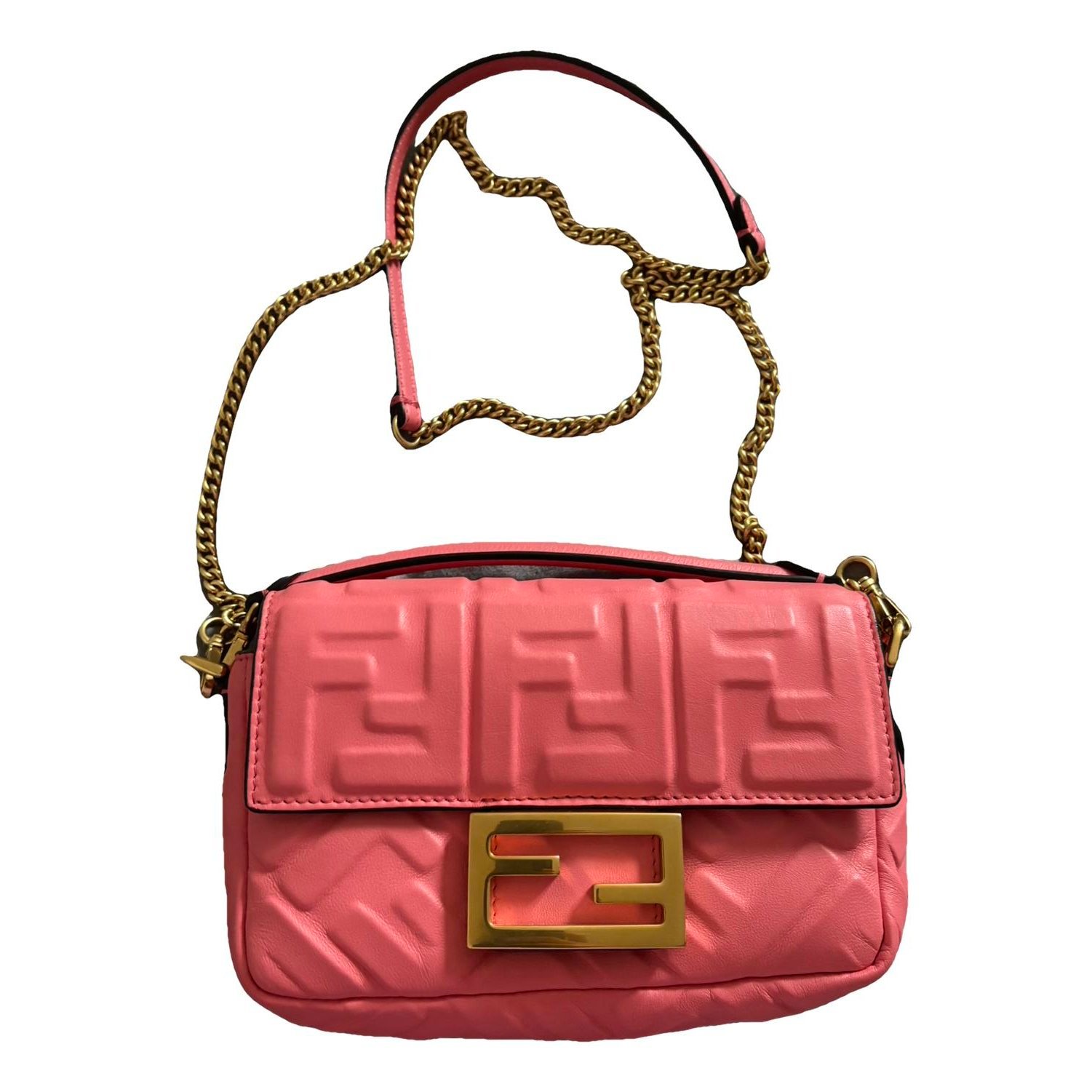 Baguette leather handbag