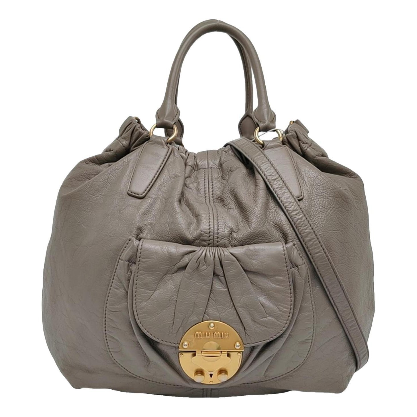 Leather handbag
