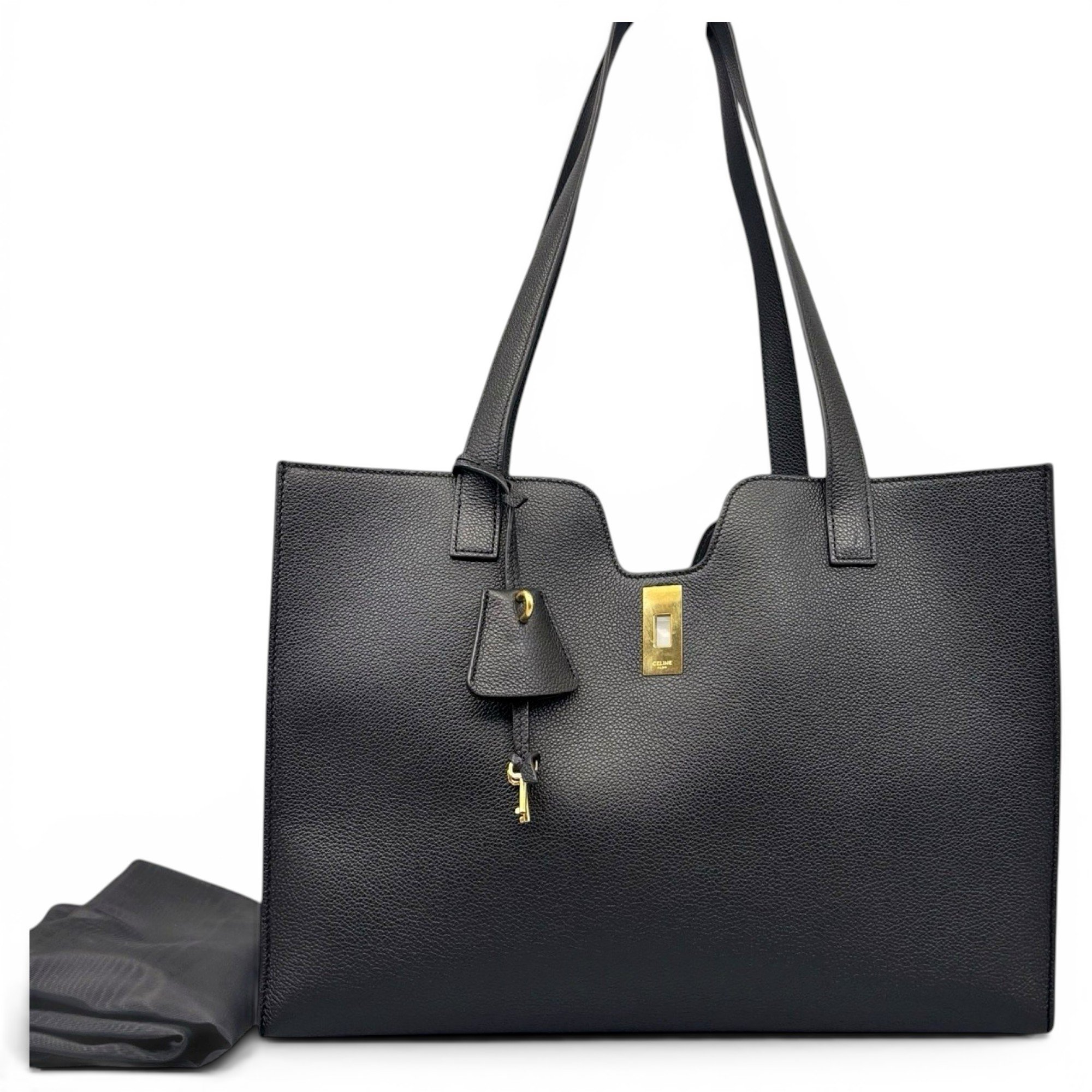 Leather tote
