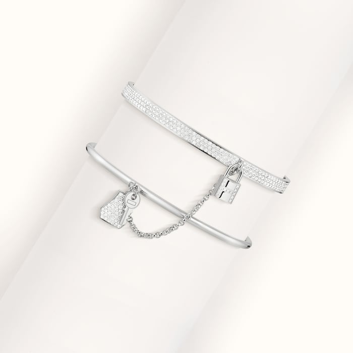Sans Coloris Kelly Cadenas Double Bracelet, Small Model