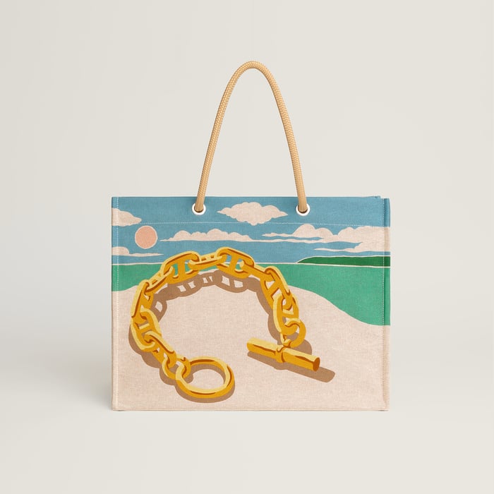 or Escale a La Plage Beach Bag