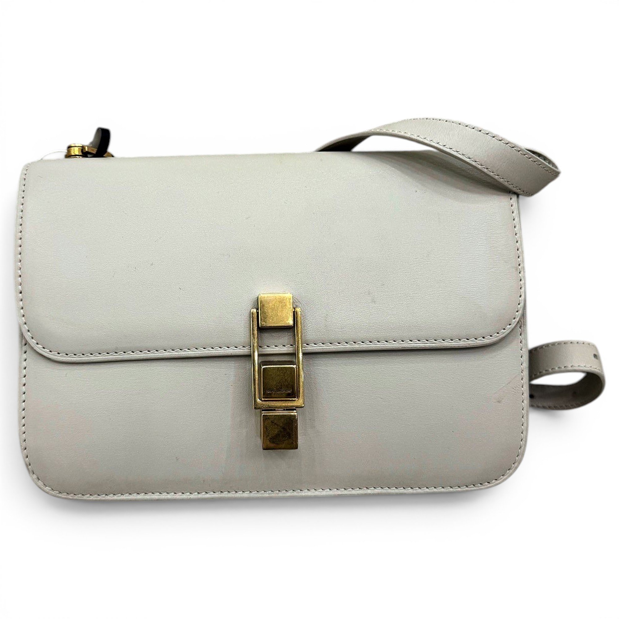 Carré leather handbag