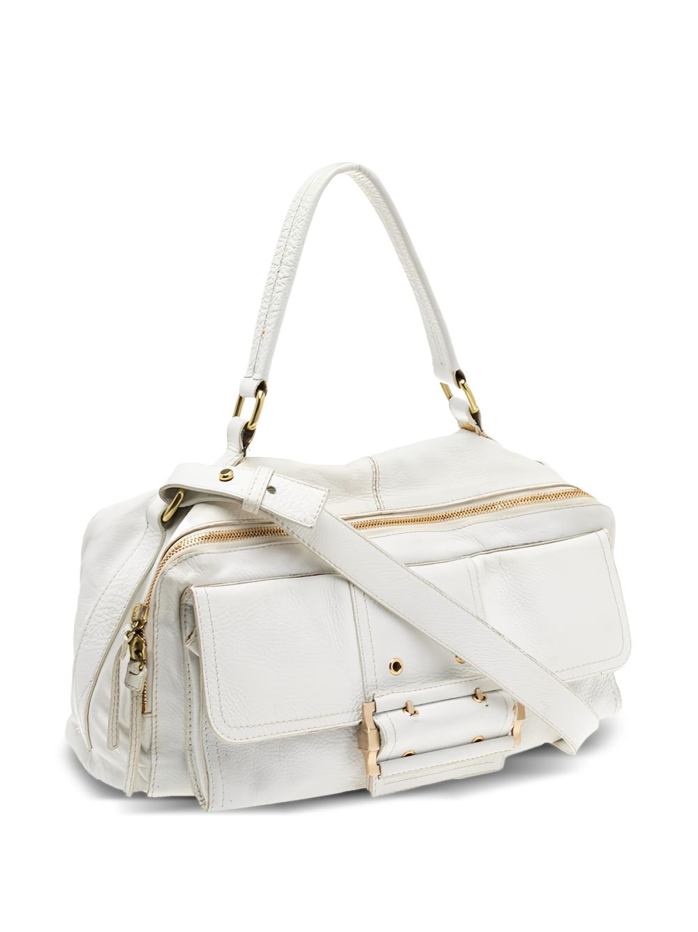 Givenchy dual-zip leather shoulder bag