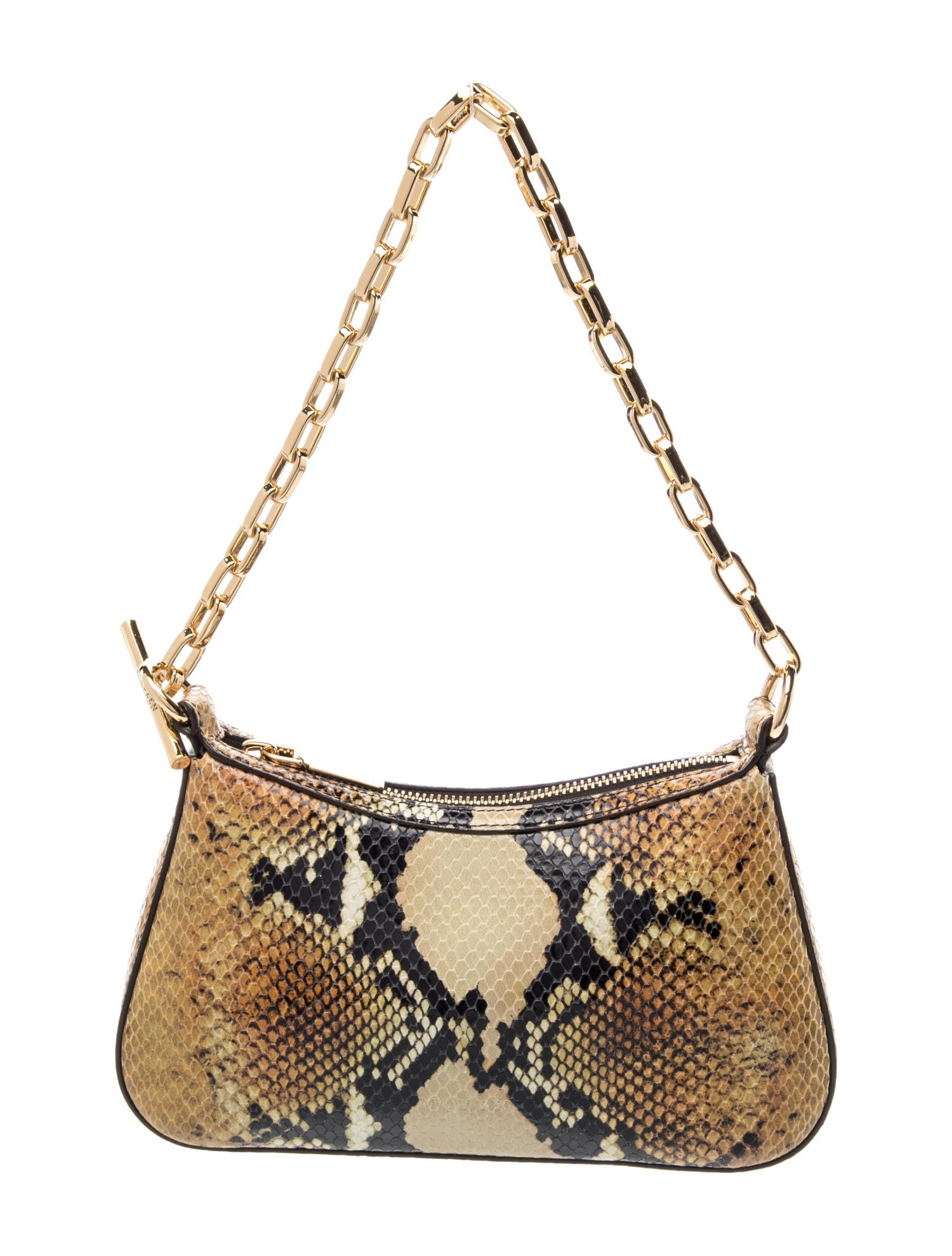 Embossed Leather T-Bar Mini