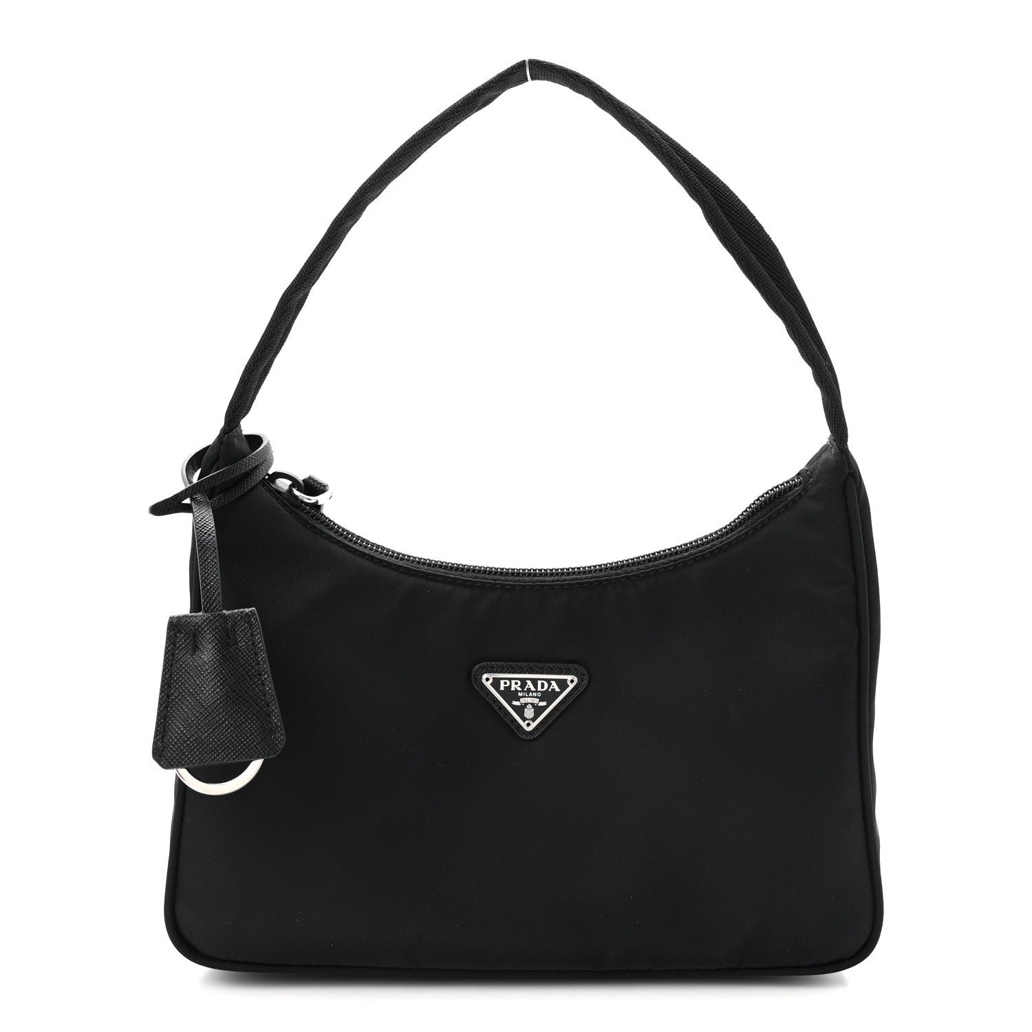Prada Tessuto Nylon Mini Re-Edition 2000 Bag Black