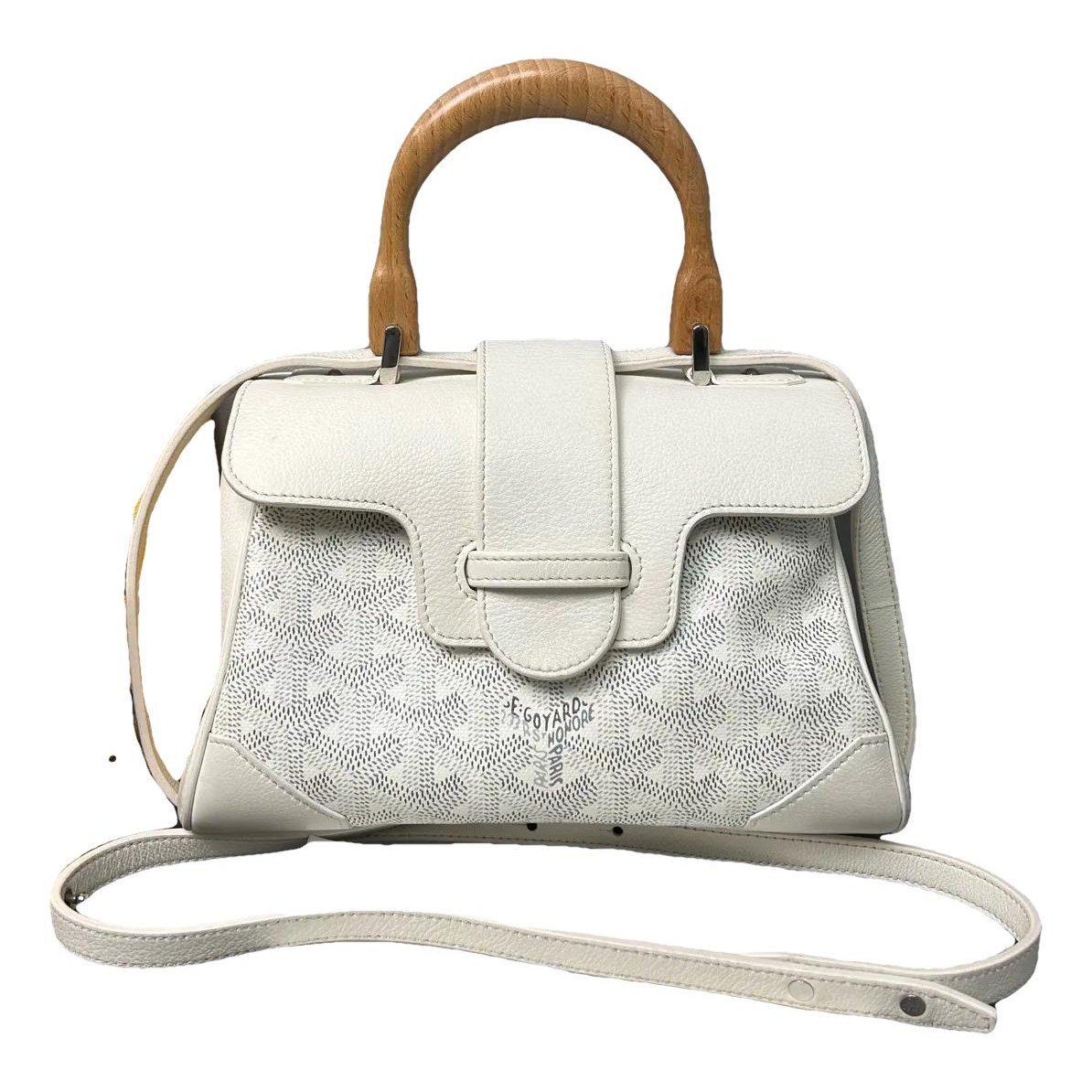 Goyard Saïgon leather handbag
