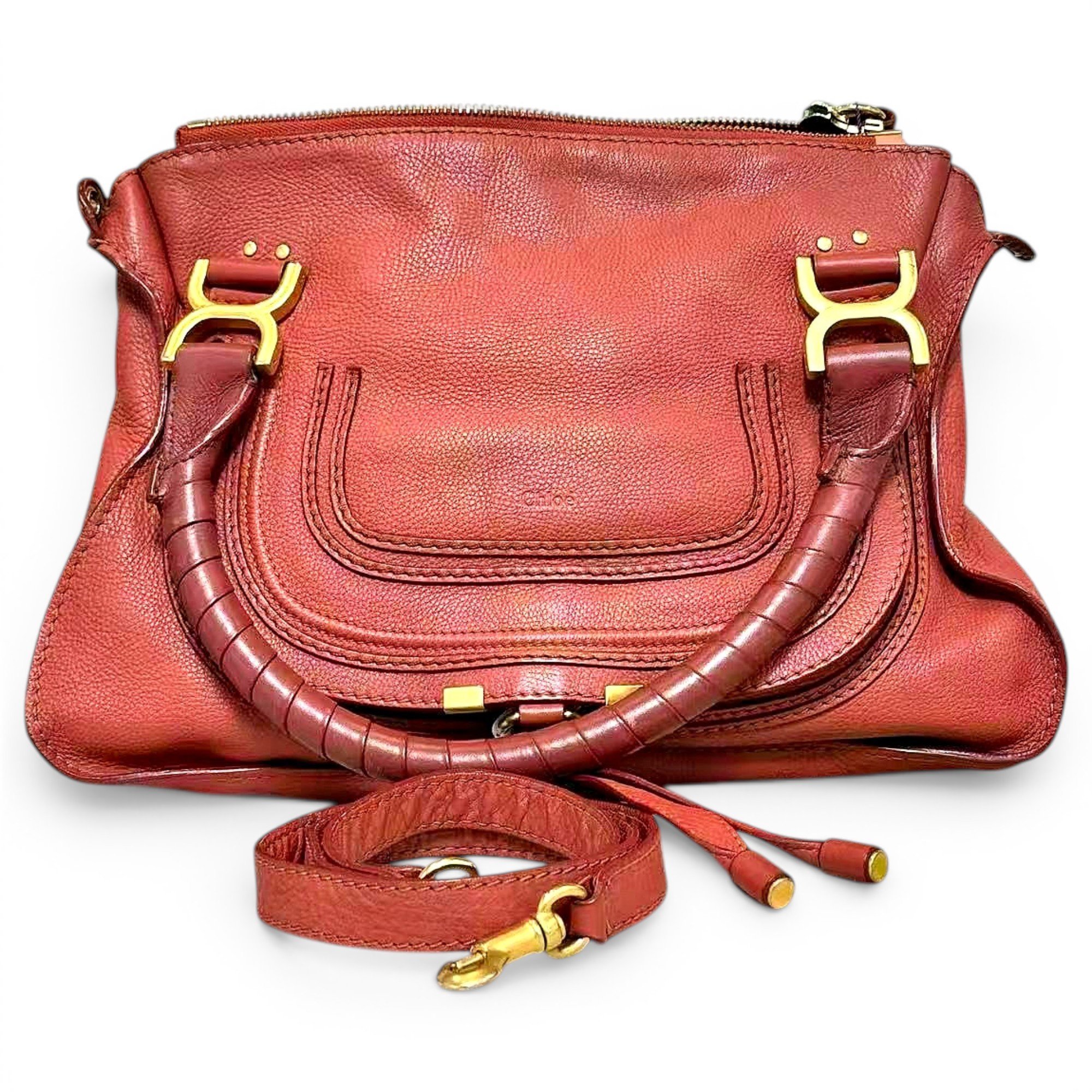 Marcie leather handbag