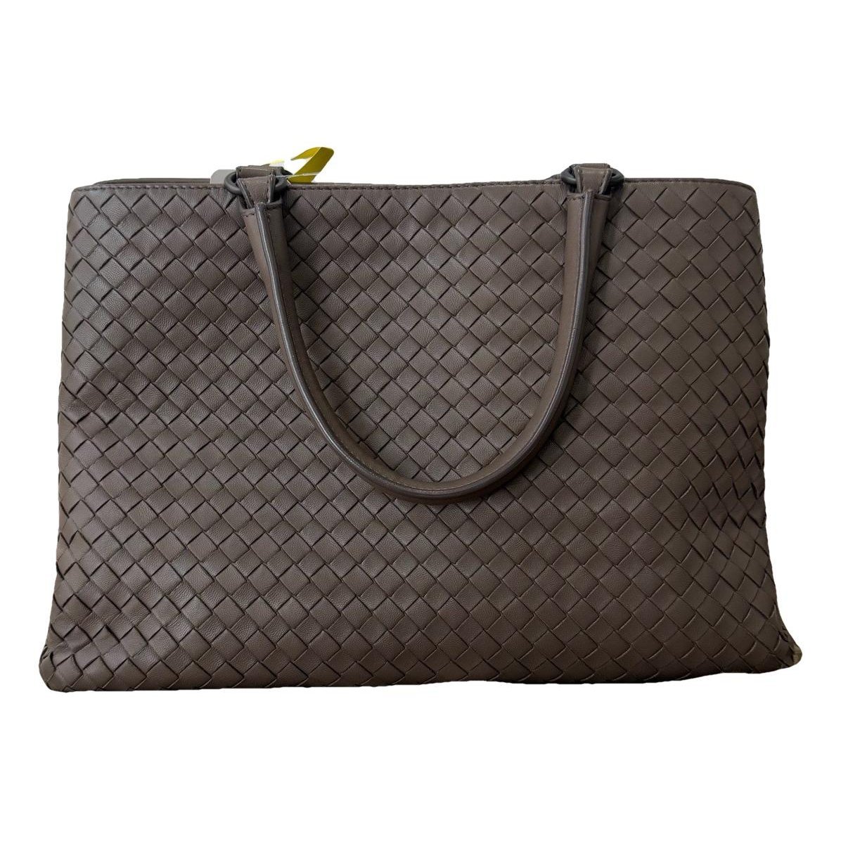 Leather tote